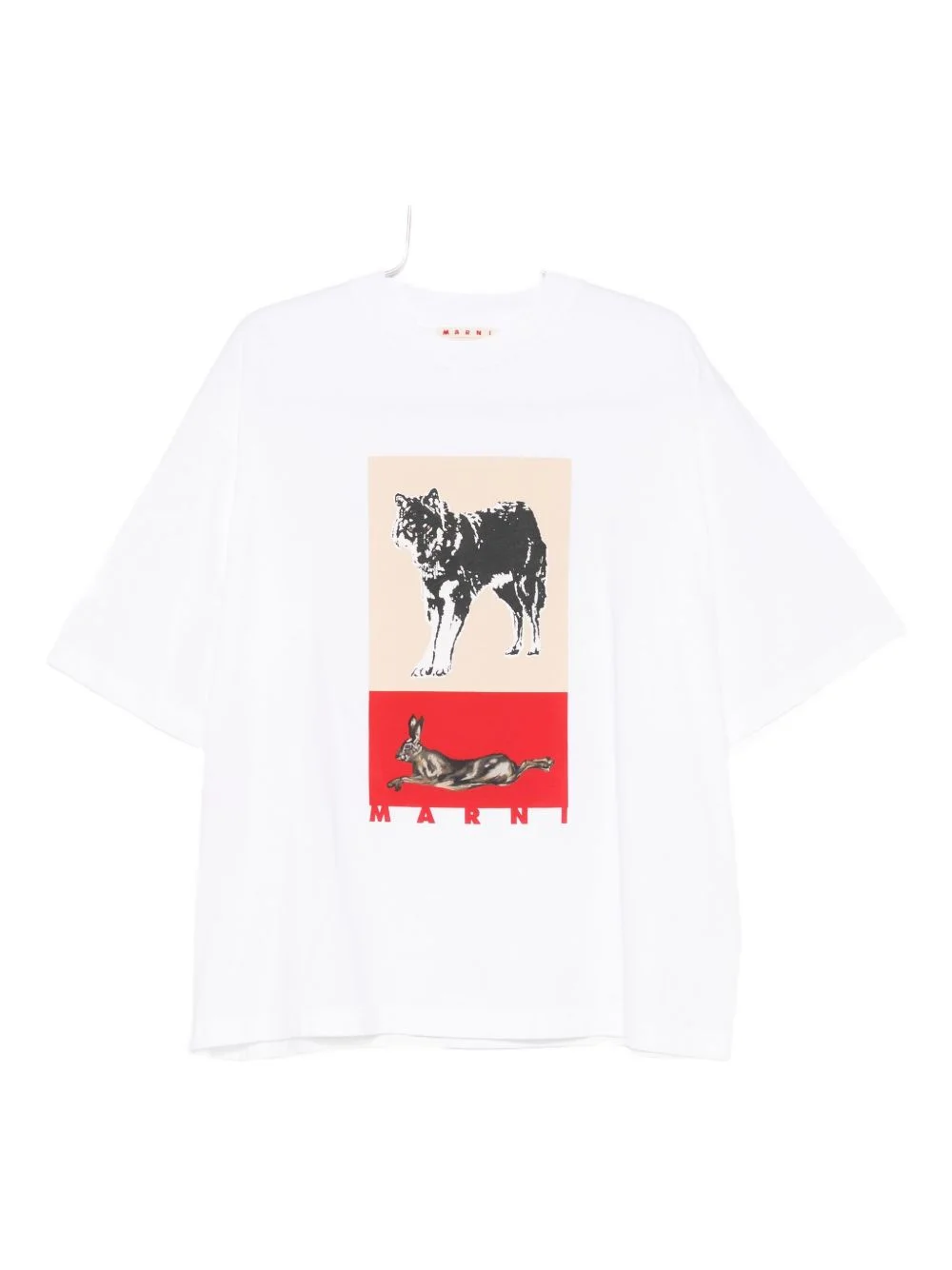 animal graphic T-shirt - 1