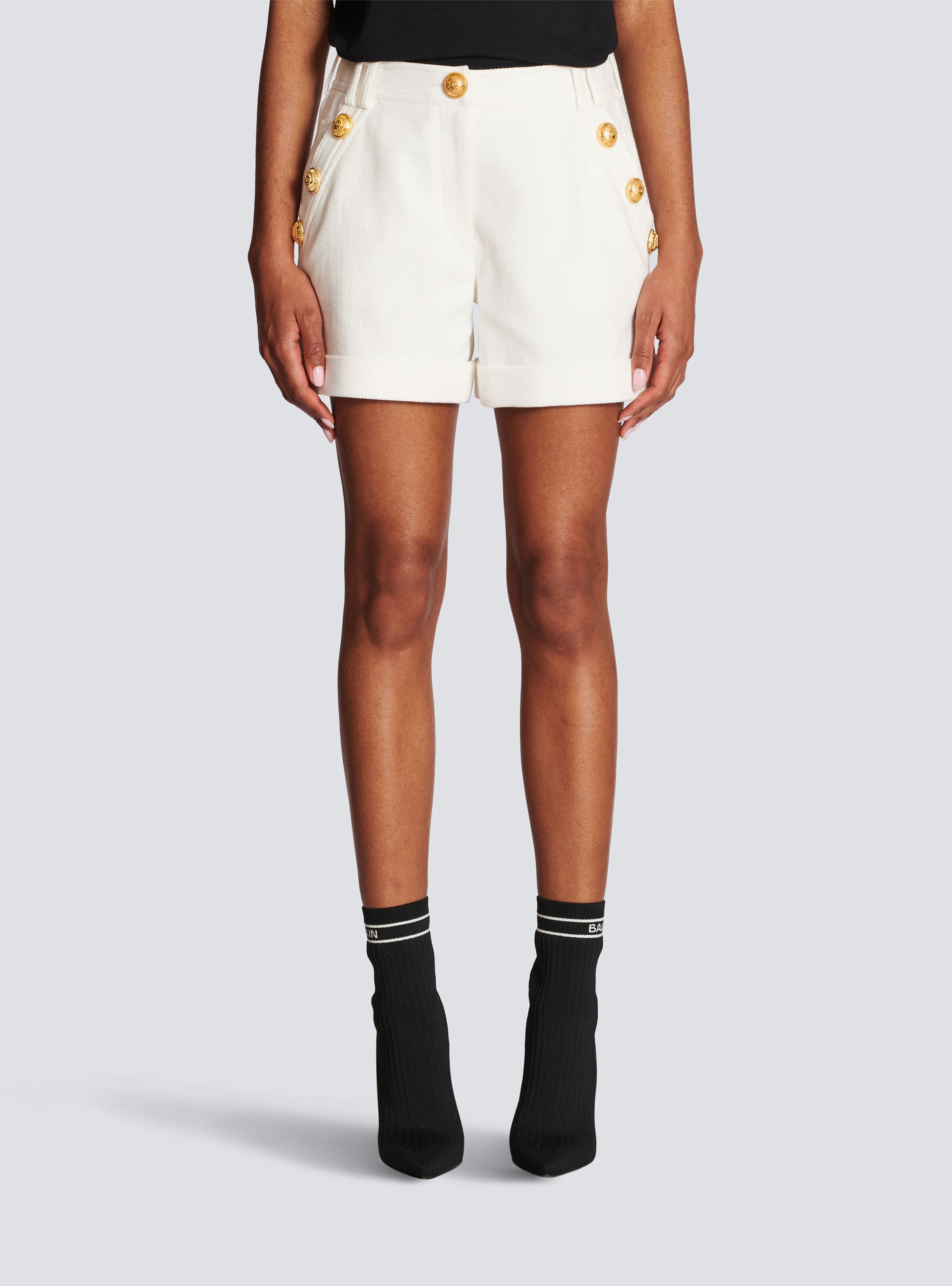 Cotton low-rise shorts - 5