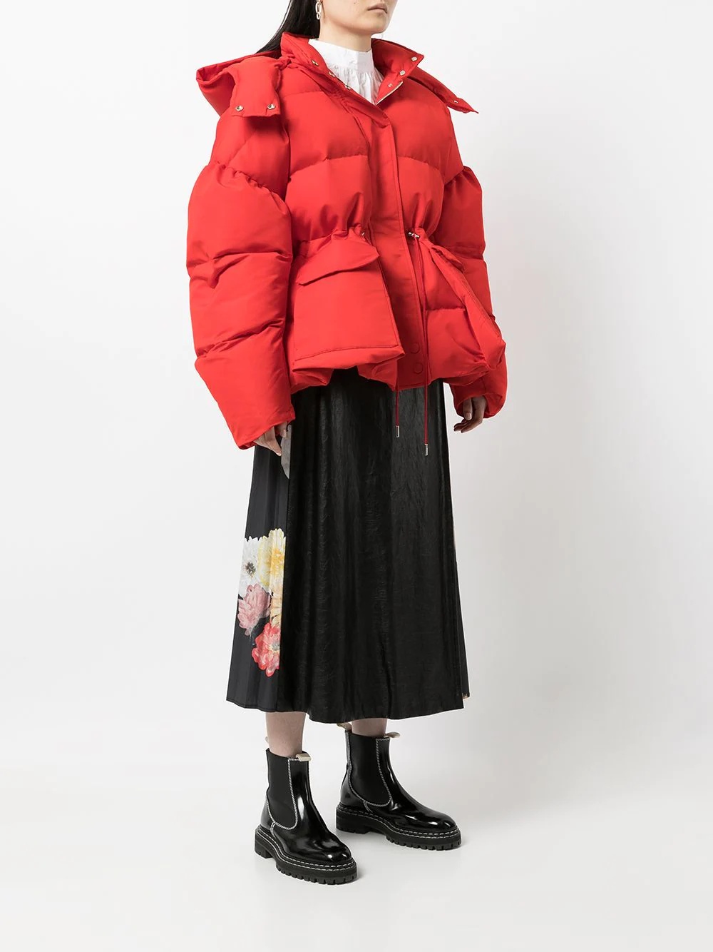 oversized padded coat - 3