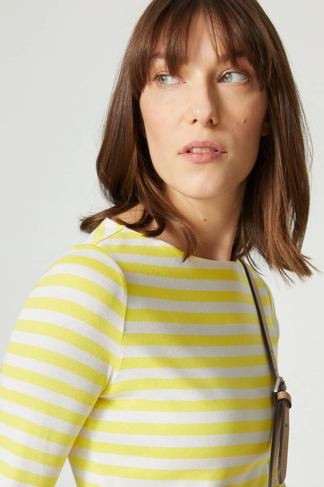 LOUNA LONGSLEEVE IN YELLOW/OFF-WHITE - 4