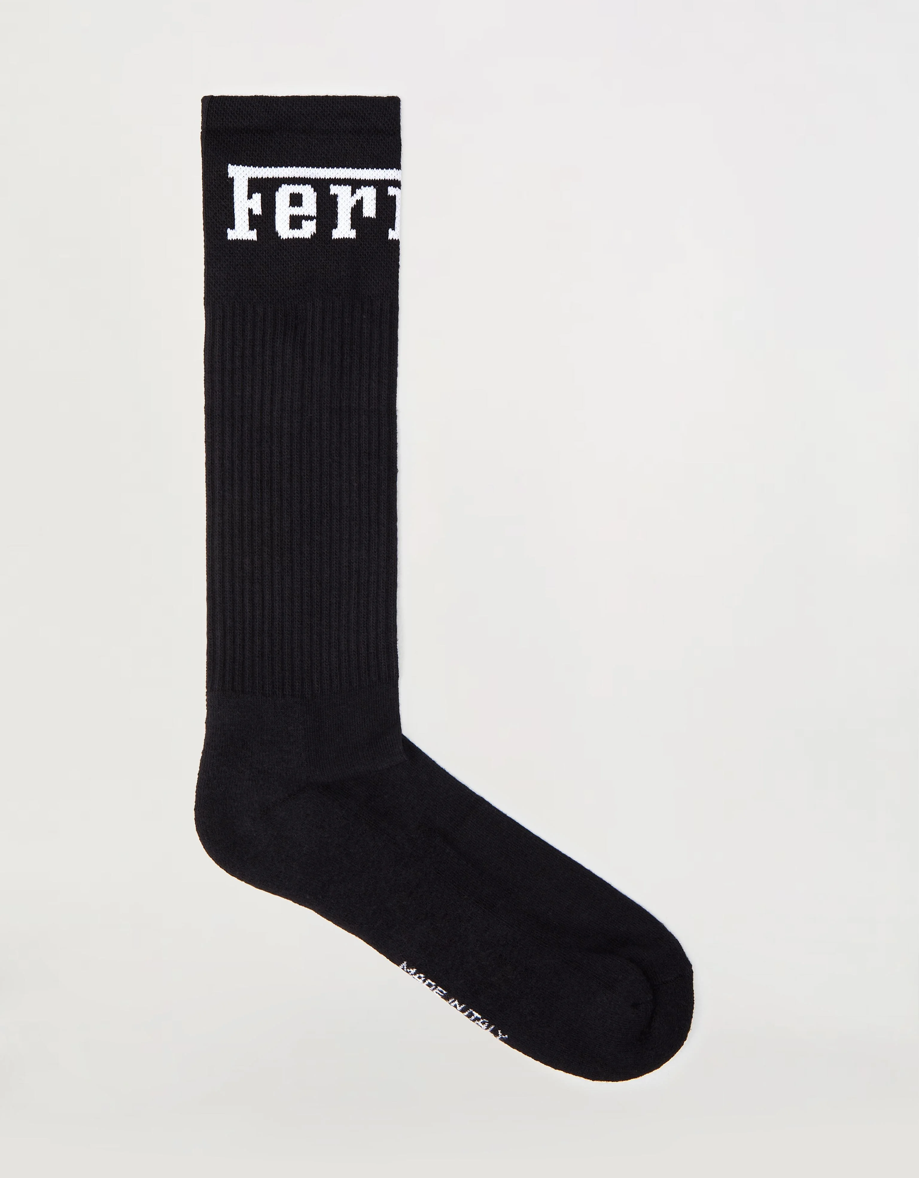 Cotton blend socks with Ferrari logo - 1