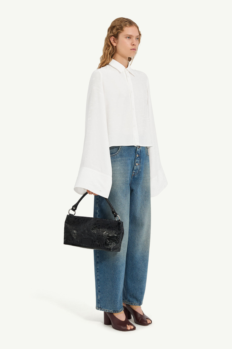 MM6 Maison Margiela Jacquard convertible shirt outlook