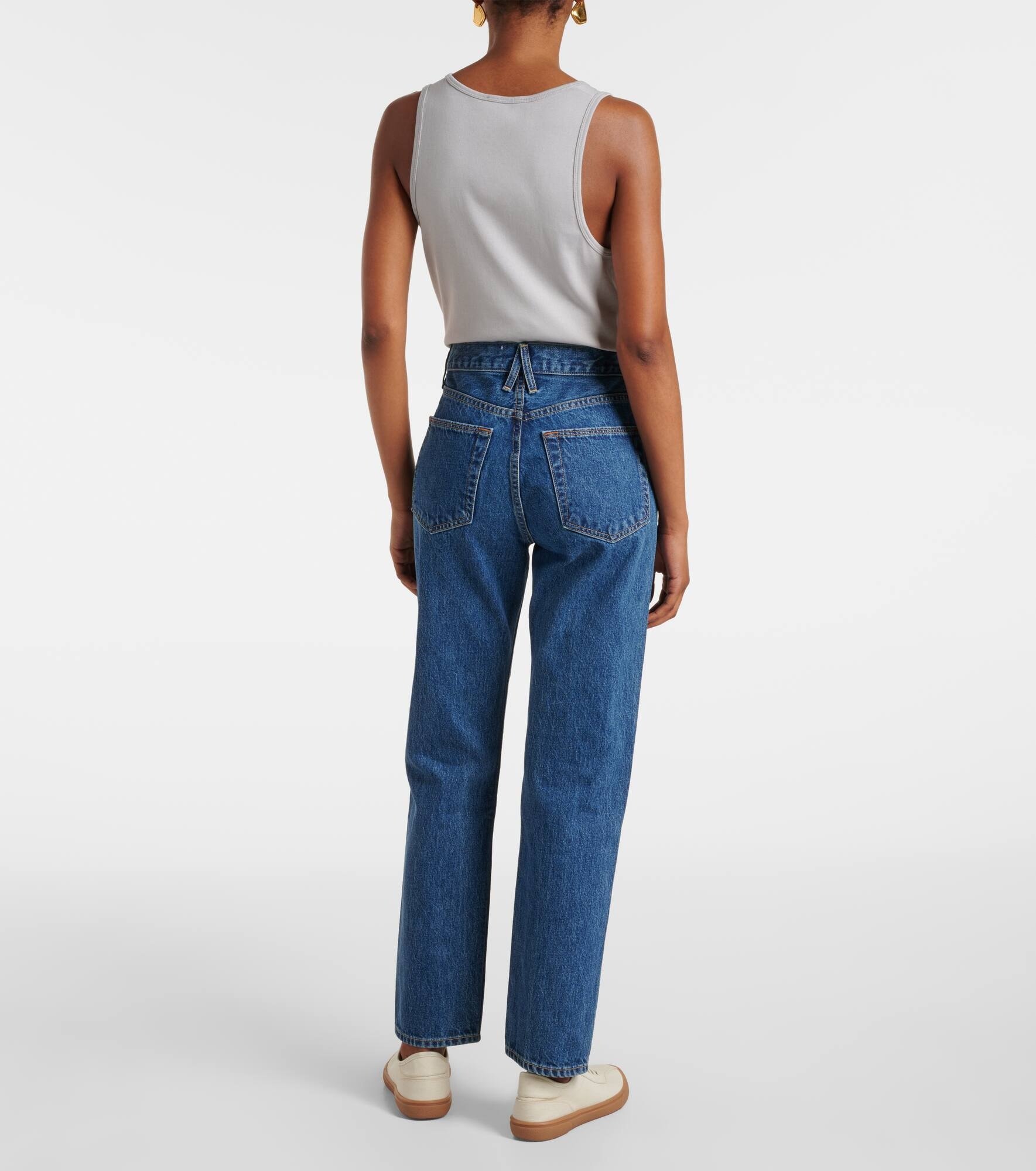 Virginia Slim high-rise straight jeans - 3