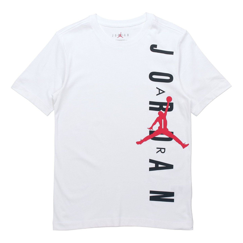 Air Jordan Flying Man Logo Short Sleeve White CW0393-100 - 1