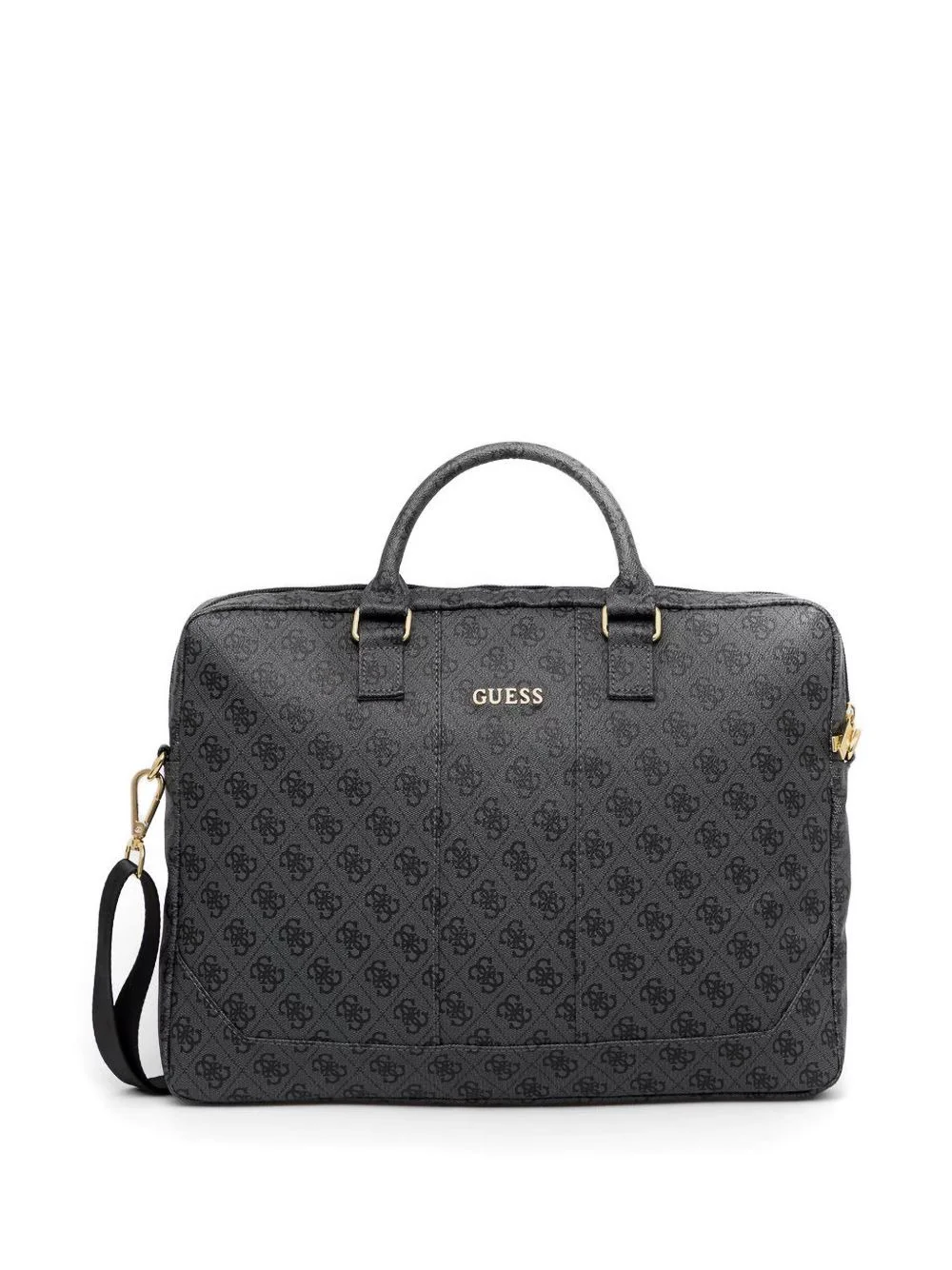 monogram top handle laptop bag - 1