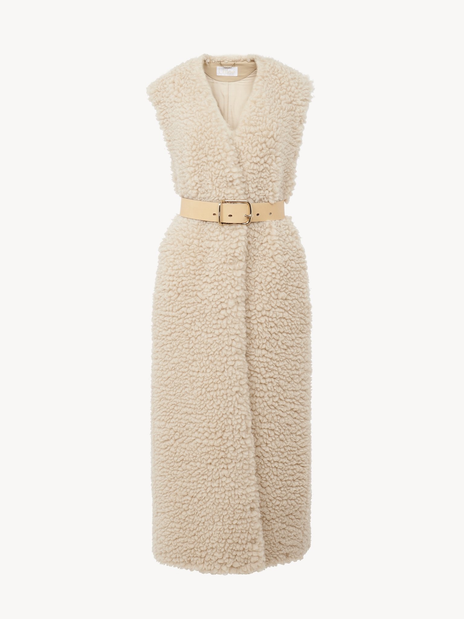 BELTED COCOON GILET - 3