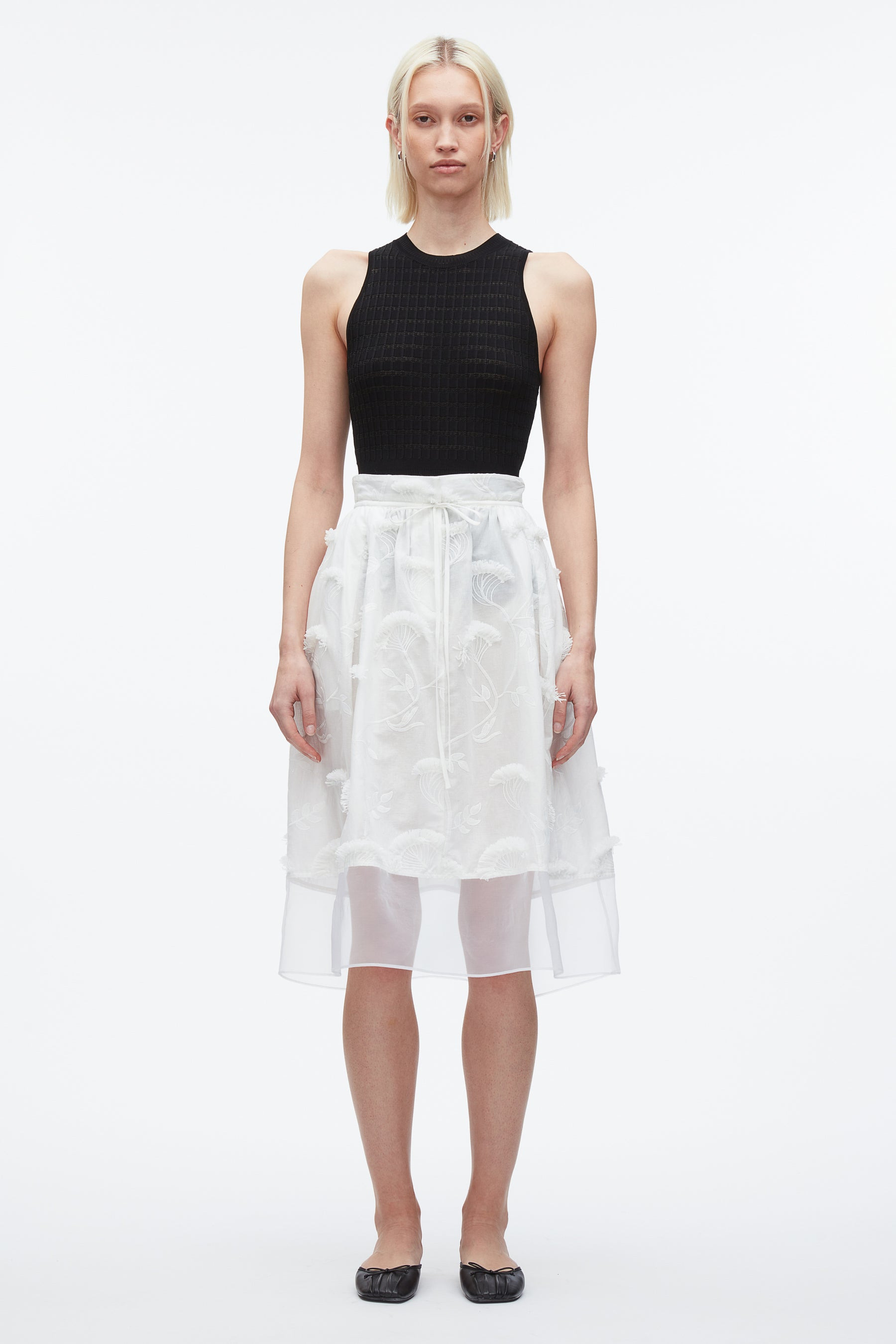 Fil Coupé Midi Skirt - 2