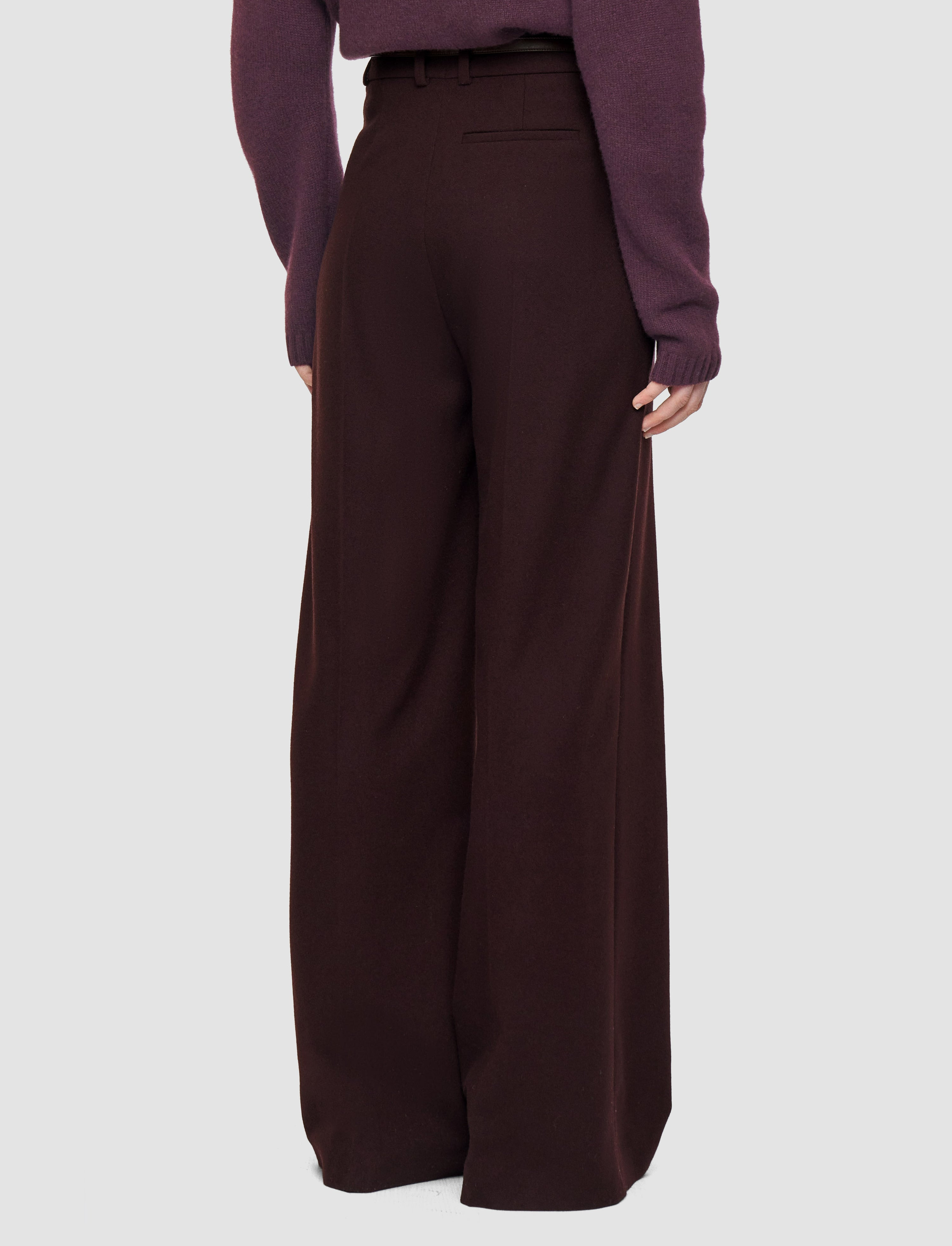 Alana Flannel Wool Trousers - 3