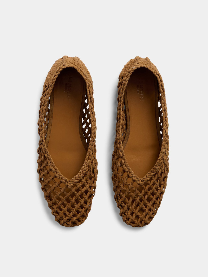 Regency Knotted / Taupe Suede 3