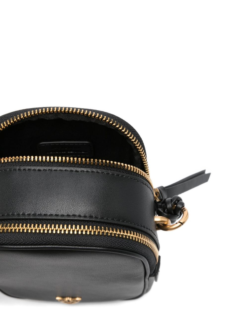 leather braided-handle tote bag - 5