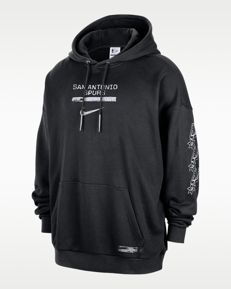 San Antonio Spurs Courtside Men's Jordan NBA Club Premium Pullover Hoodie 1