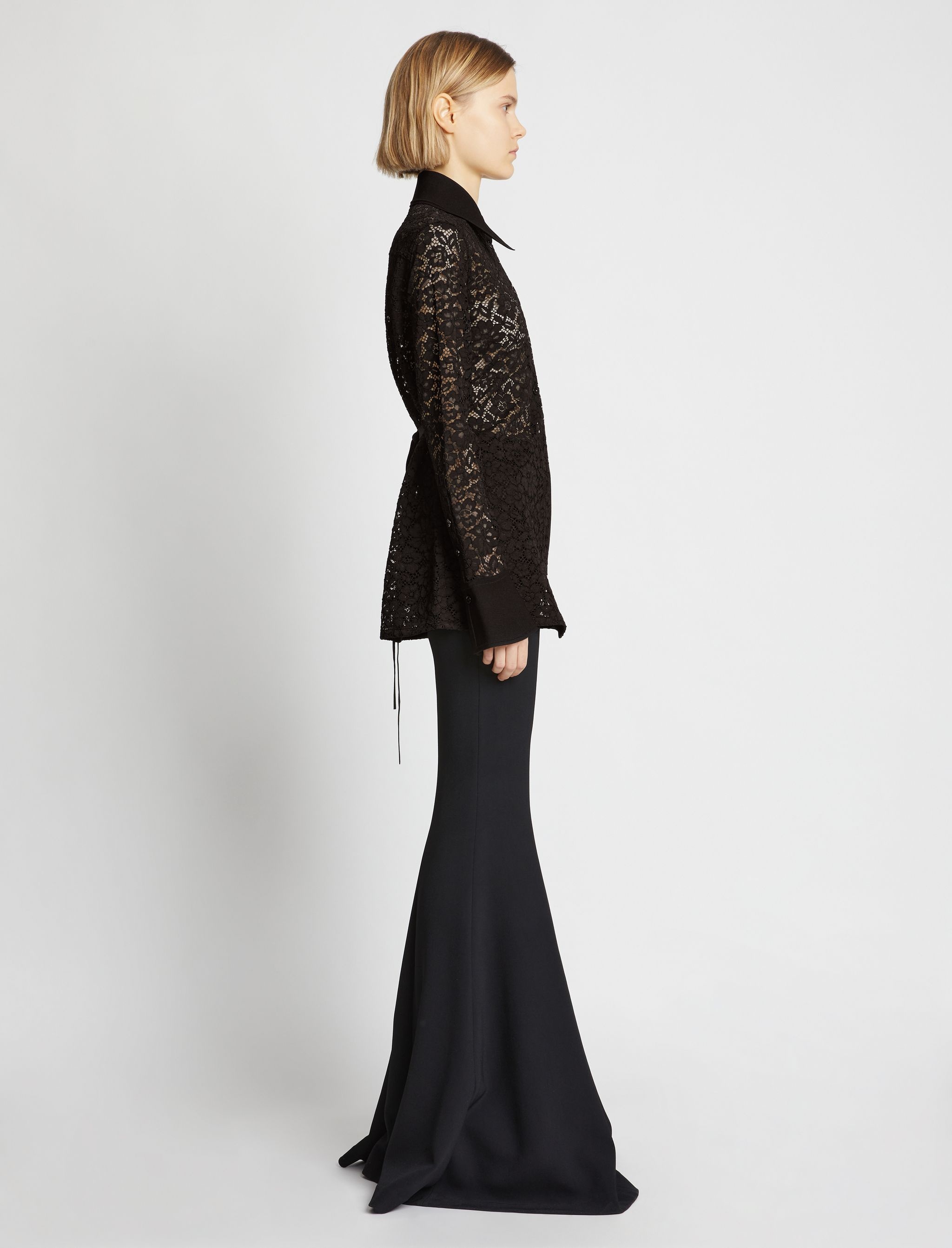 Stretch Lace Shirt - 4