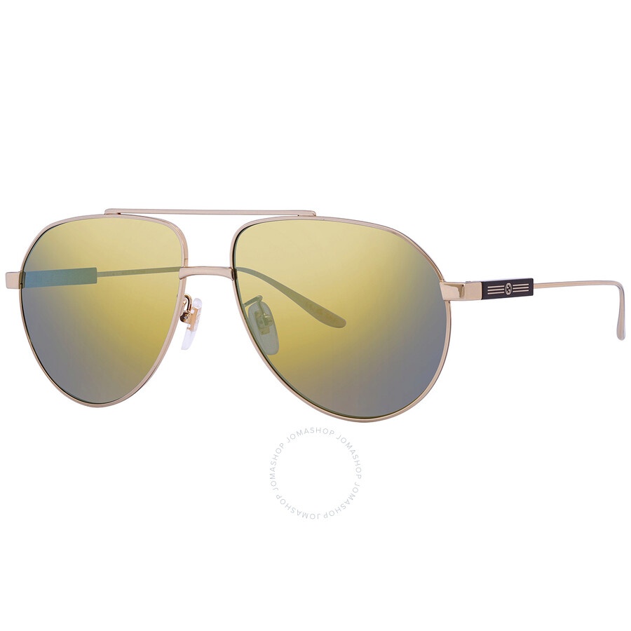 Gucci Yellow Pilot Men's Sunglasses GG1311S 002 61 - 2