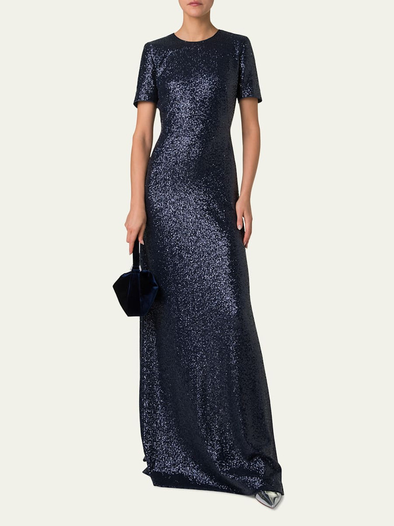 AKRIS Anna Mini Velvet Hobo Bag outlook