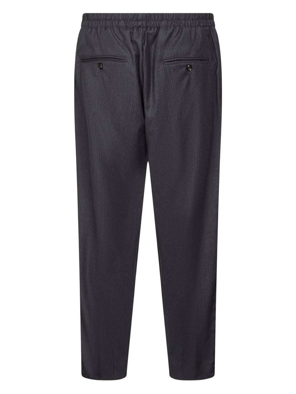 pleated-front elasticated-waist trousers - 2