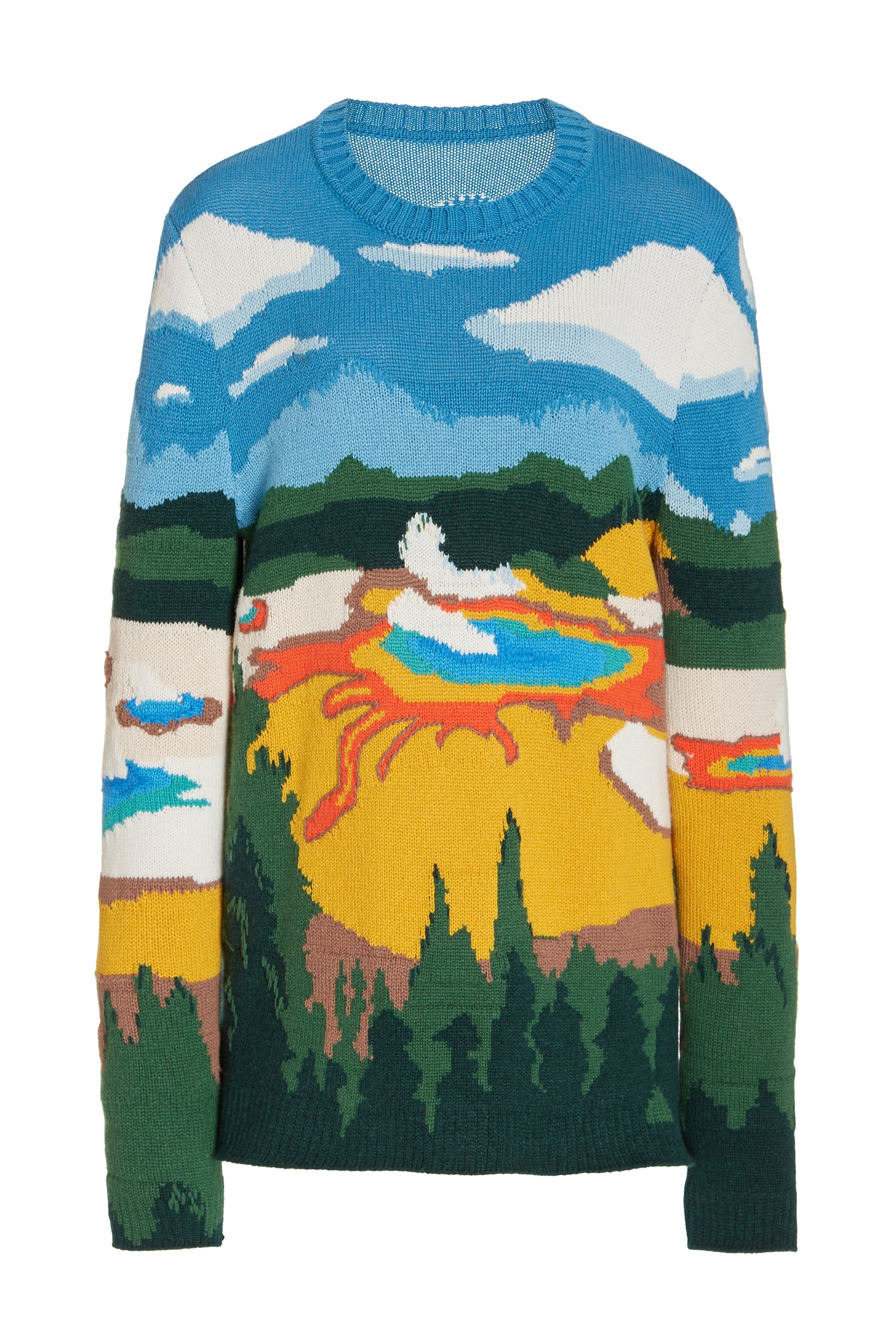 Ines Crew Neck Sweater in Aran Cashmere - 1