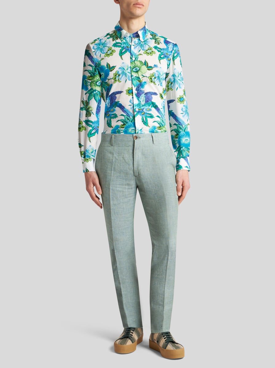 LINEN TROUSERS - 4