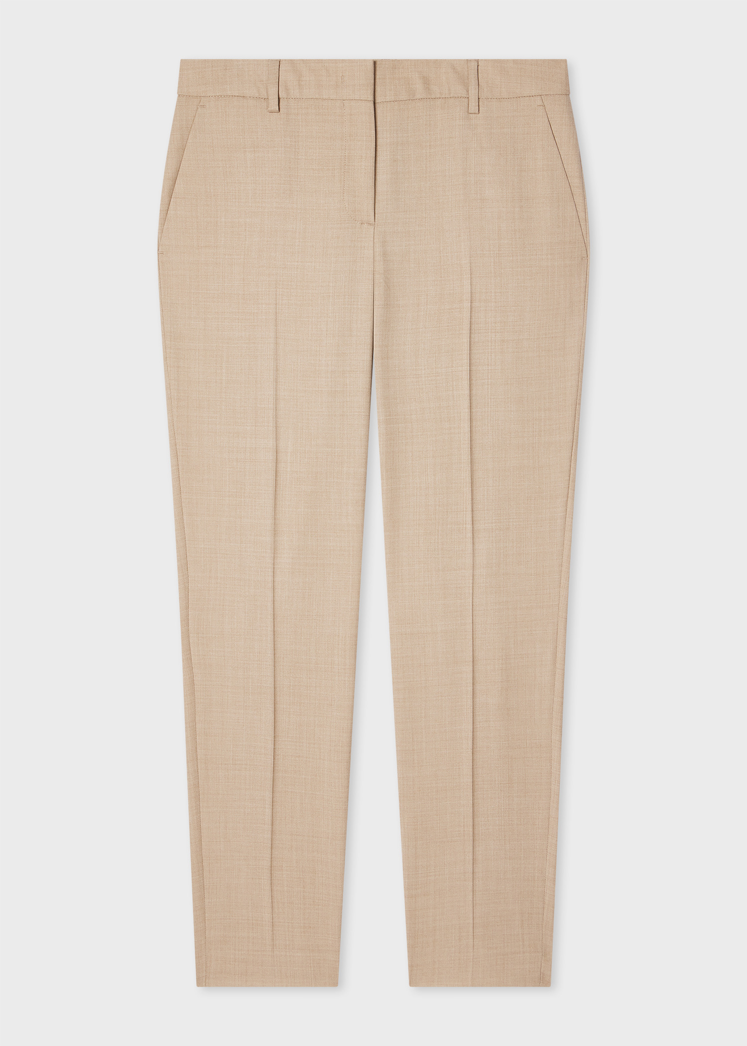 A Suit To Travel In - Women's Stone Slim-Fit Suit - 5
