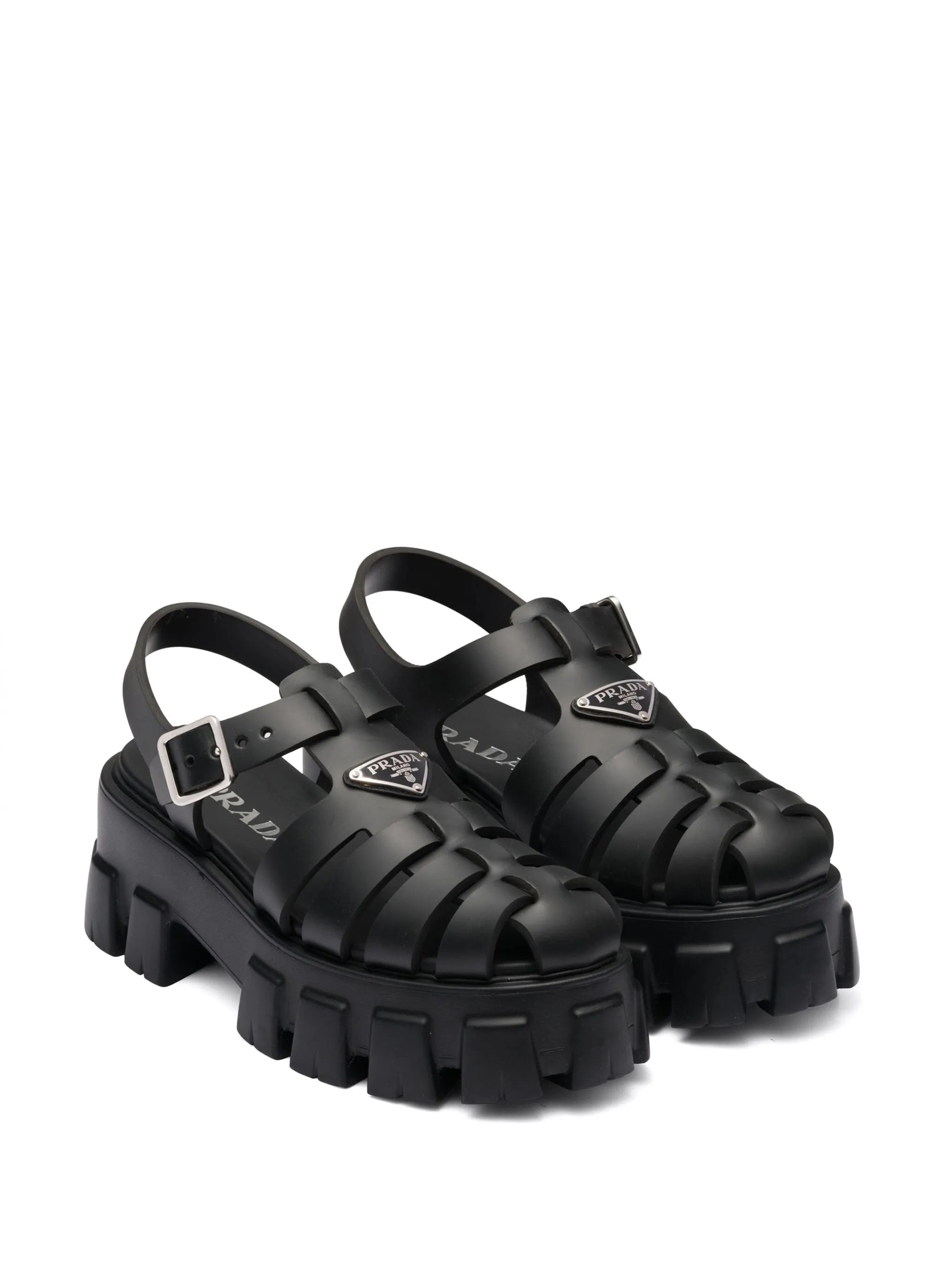 55mm Caged Platform Sandals - 4