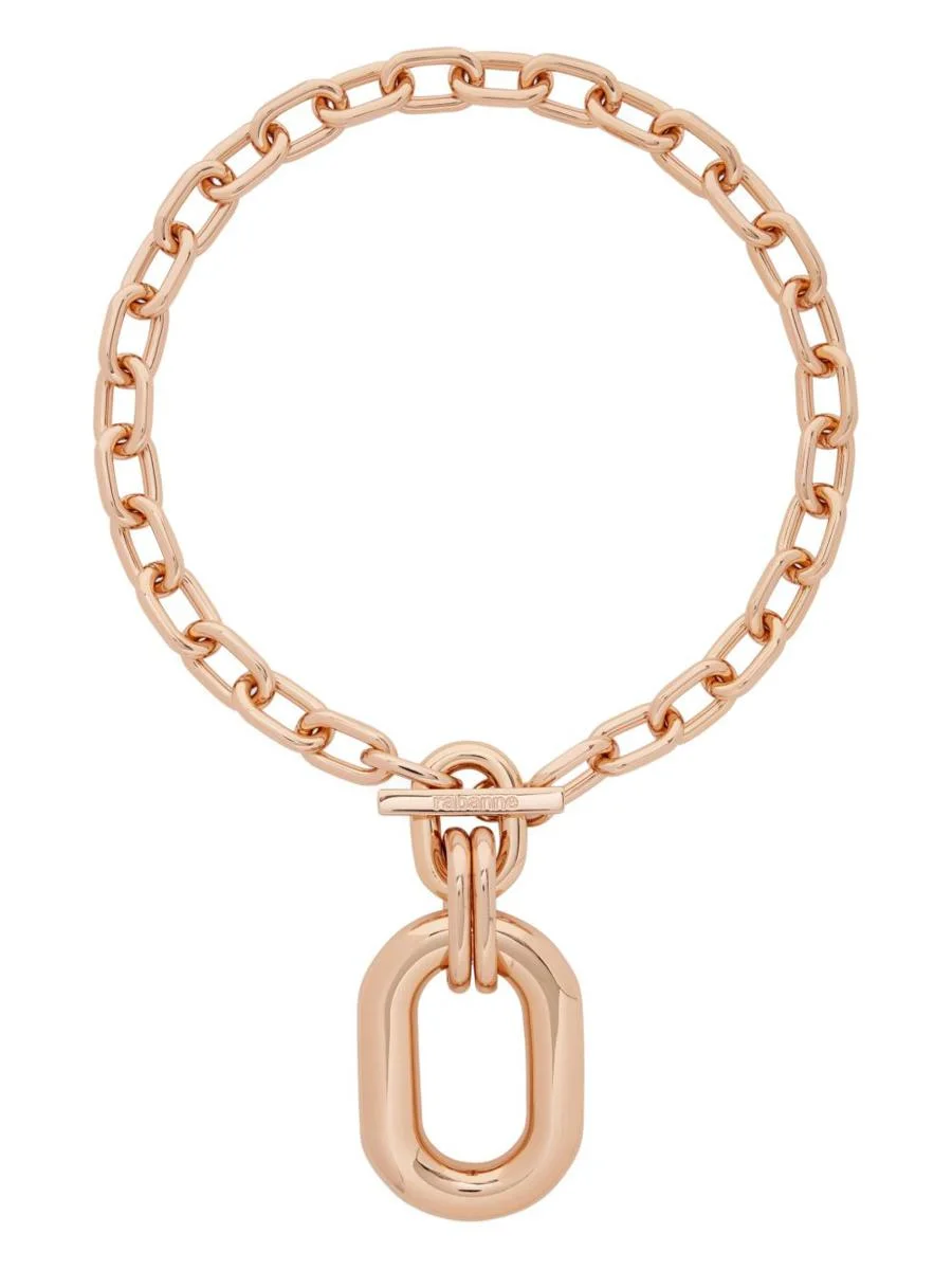 Rabanne Rose Gold Necklace 'The 'Xl Link' - 1