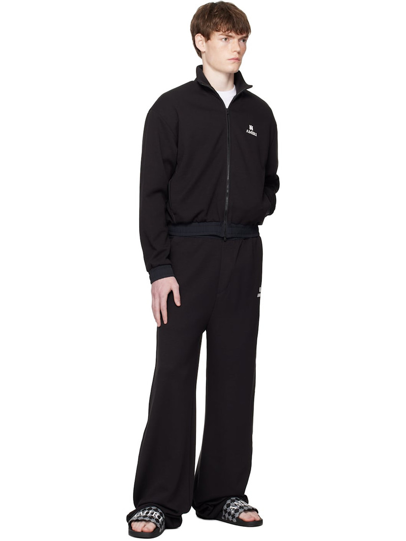 AMIRI Black Lounge Track Sweatpants outlook