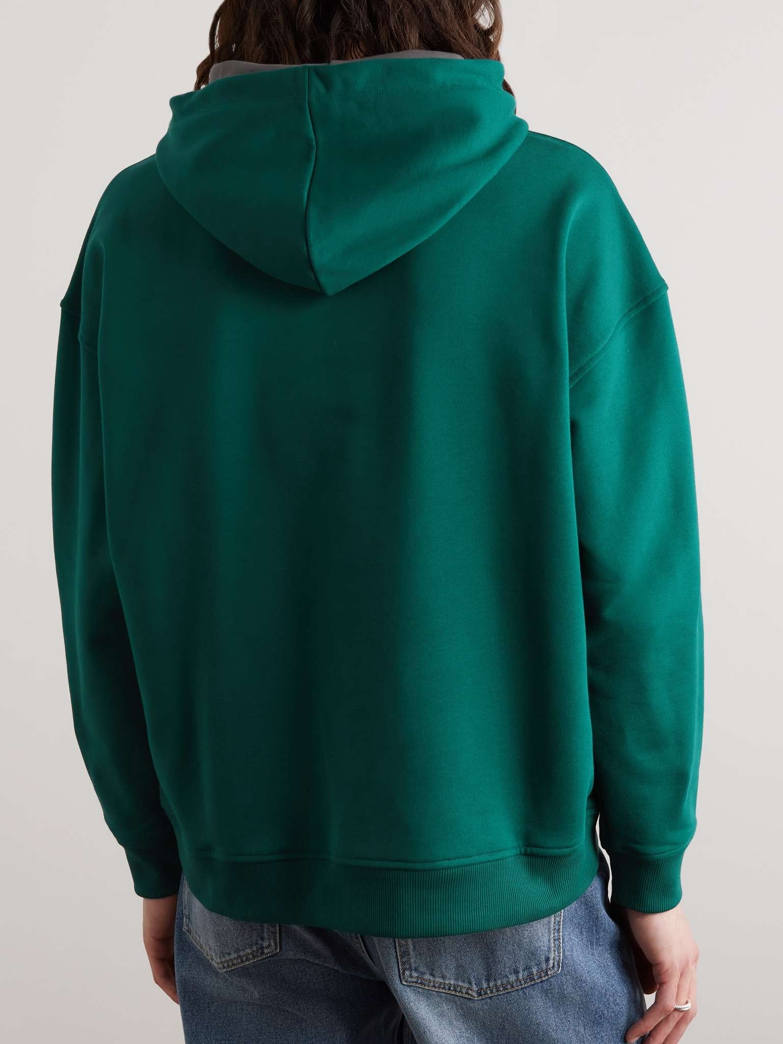 Logo-Print Cotton-Jersey Hoodie - 3