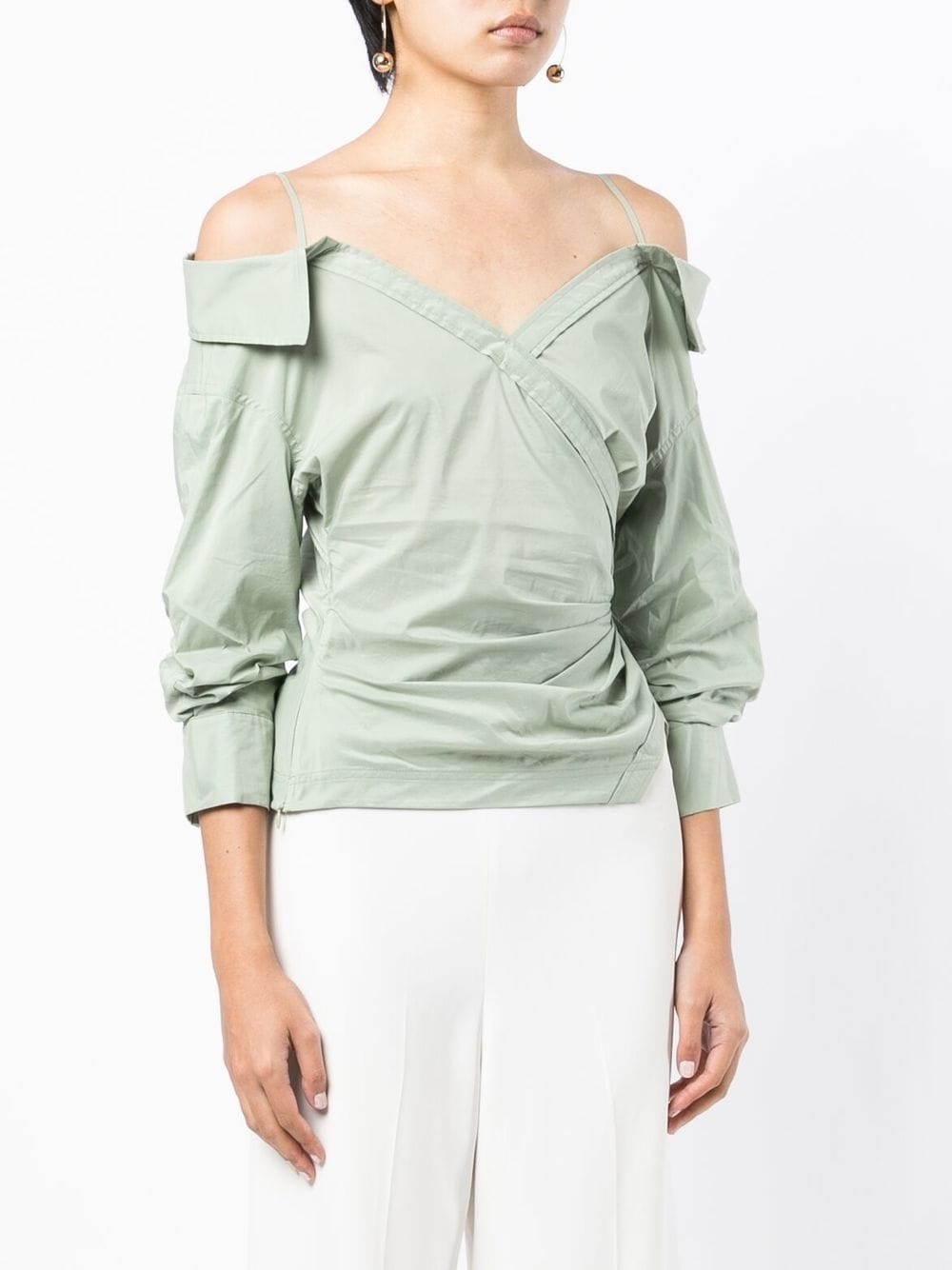 Elizabeth cold-shoulder blouse - 3