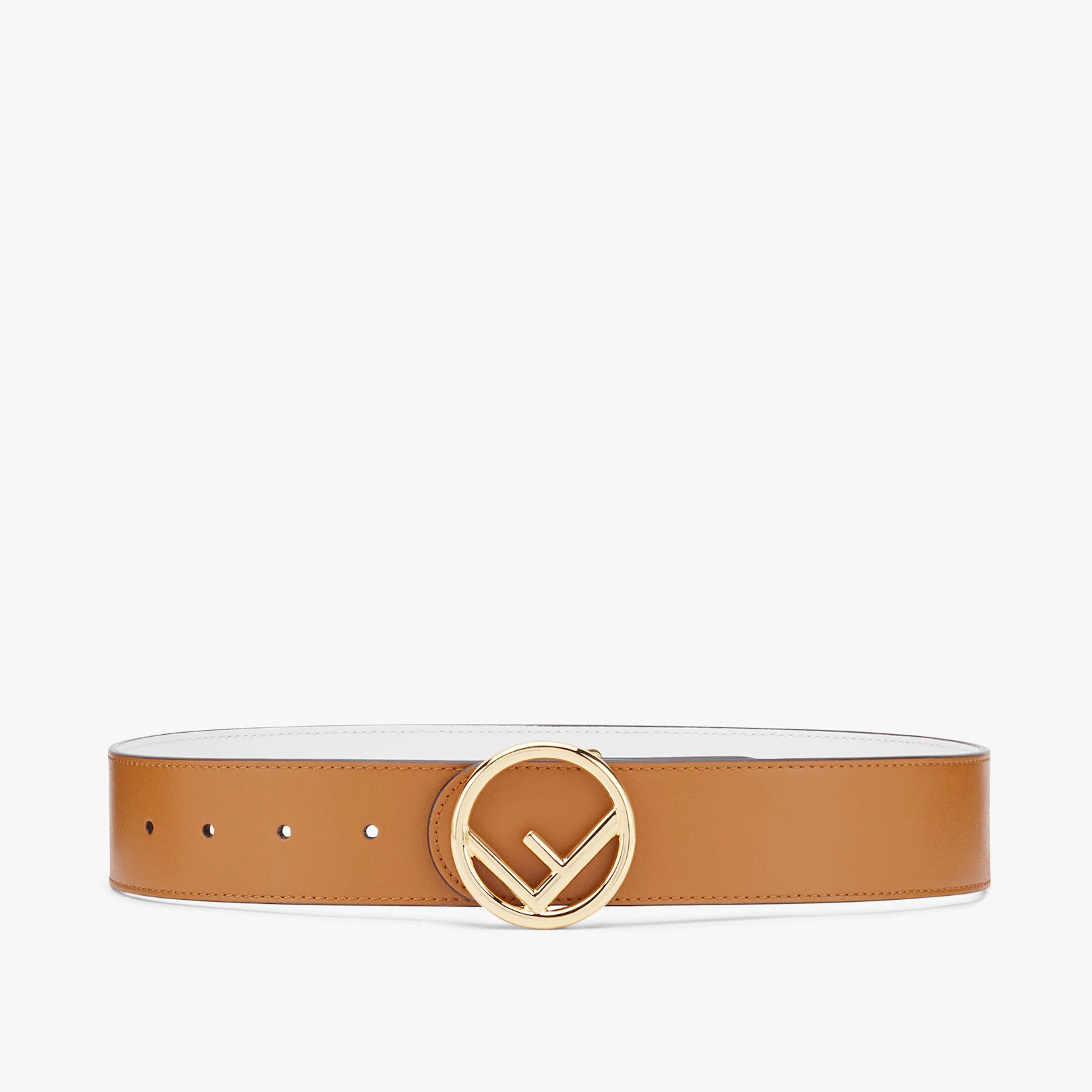 Brown leather belt - 1