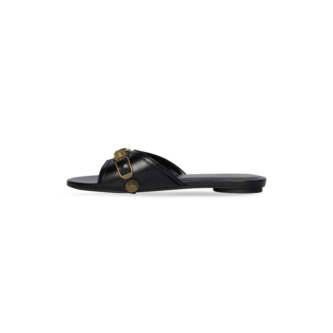 Women's Cagole Sandal in Black - 3