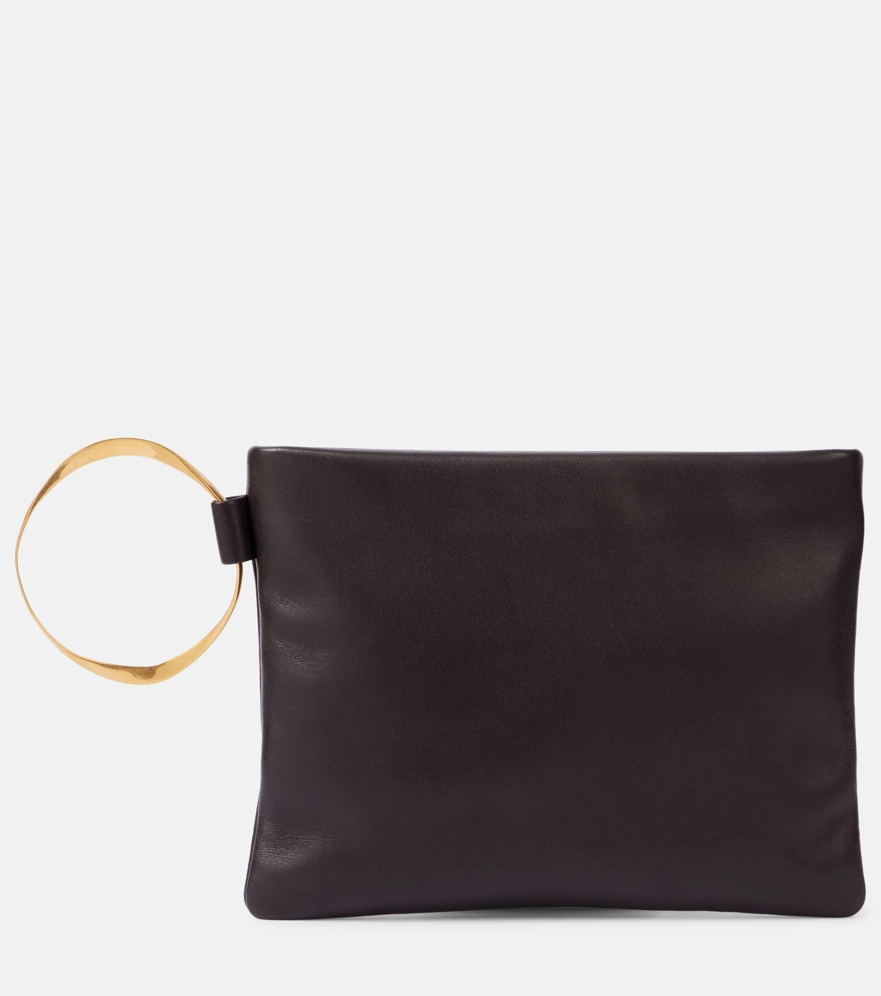 Square Bracelet leather clutch - 1