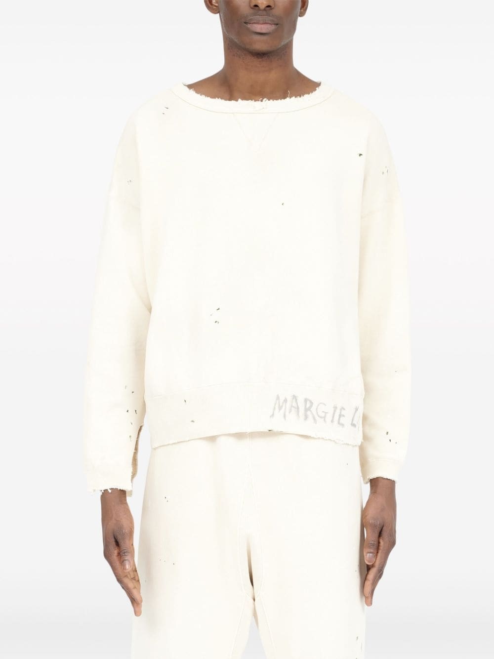 Handwritten cotton sweatshirt - 2