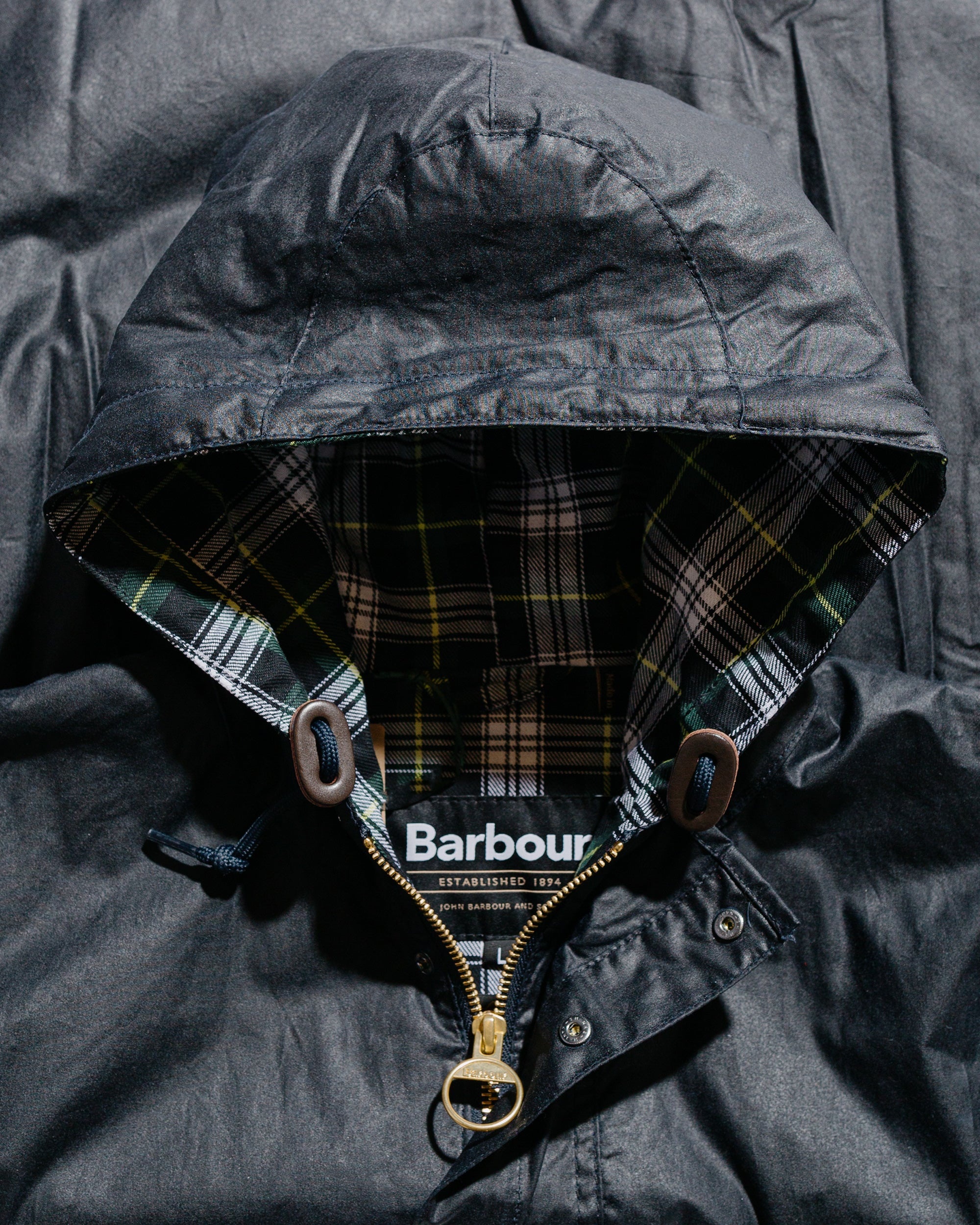 Modified Durham Waxed Jacket Navy - 5