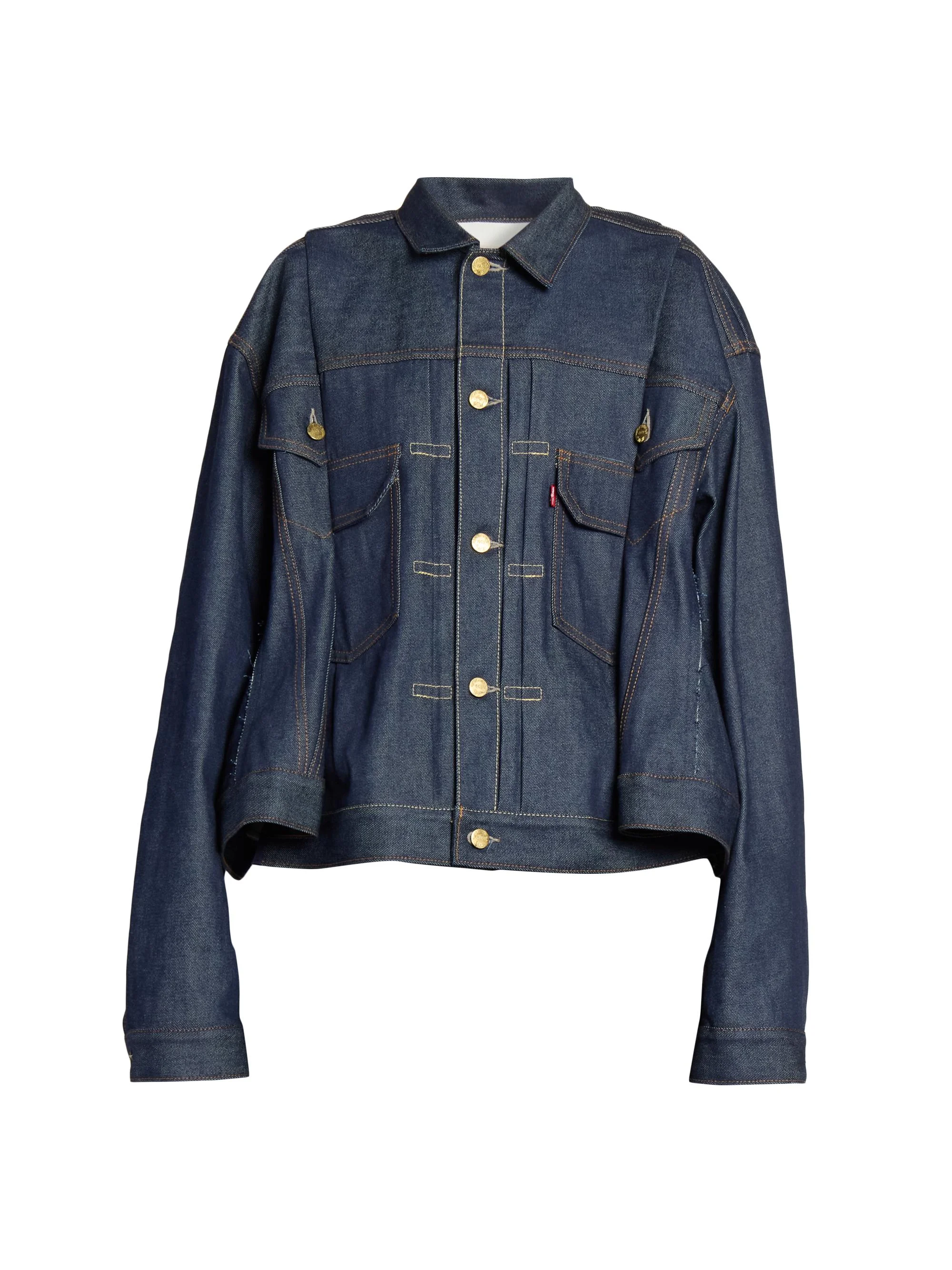 Women's Levi's X Sacai Denim Jacket - Indigo - 1