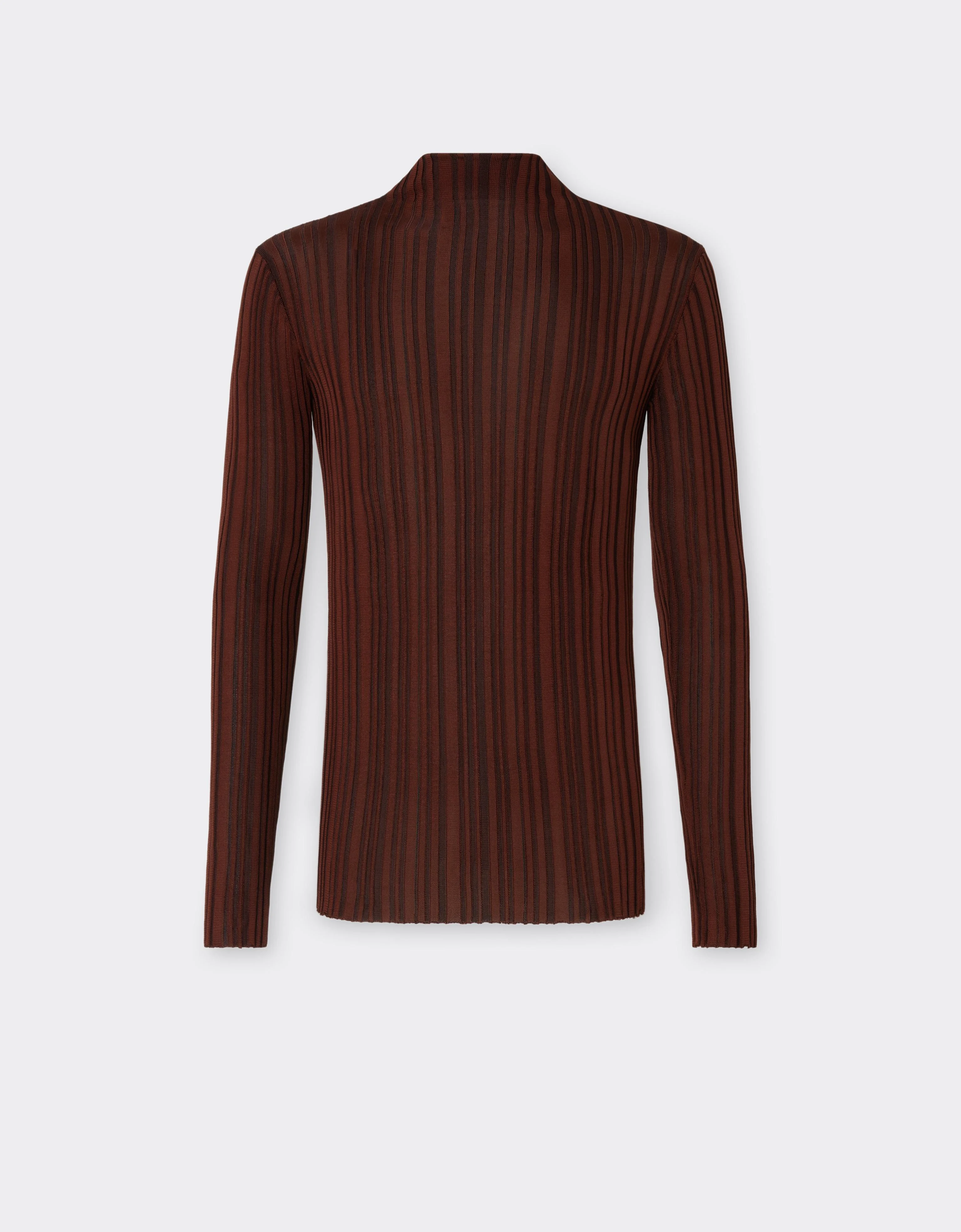 Ribbed Sweater in Silk Blend - 1