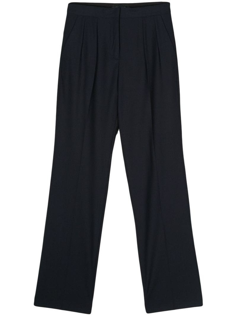 straight-leg tailored trousers 1