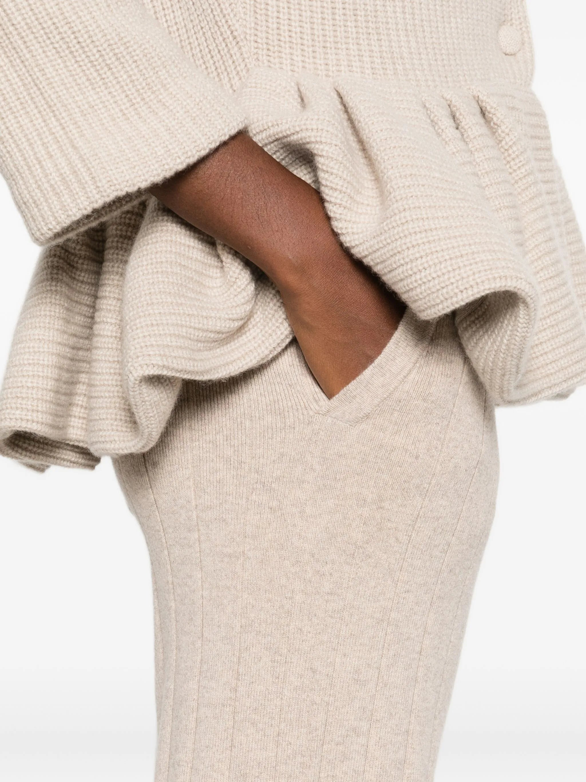 Max Mara Ribbed Cashmere Trousers - 2