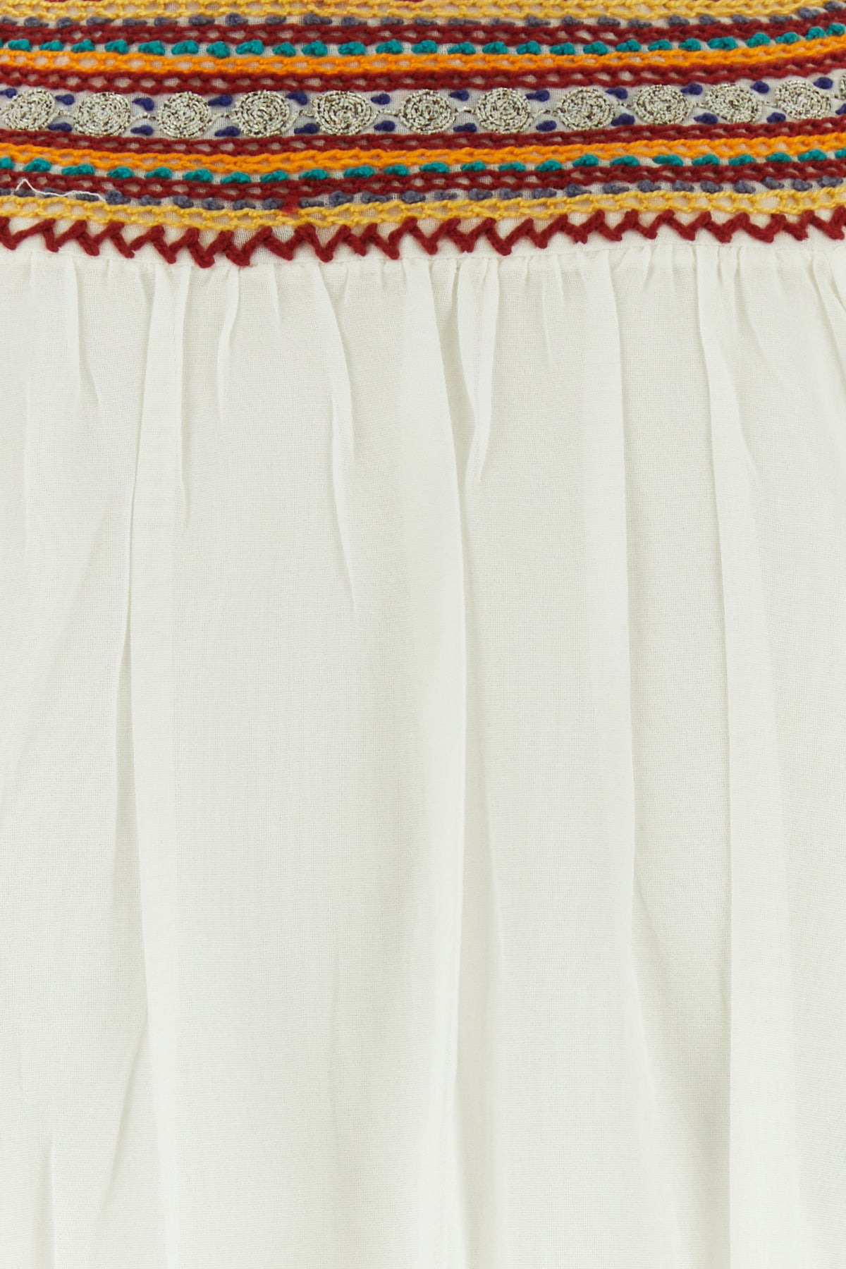 White cotton Georgette blouse - 3