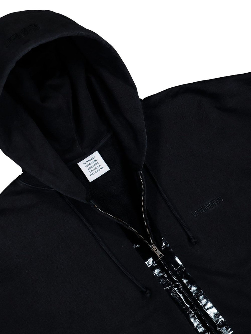 taped zip-up hoodie 3