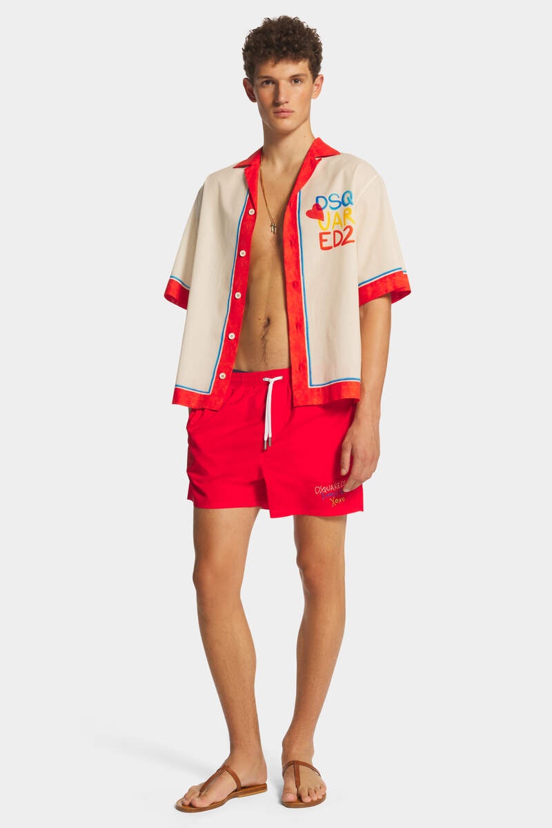 SUMMER LOVERS MIDI SWIM BOXER - 6