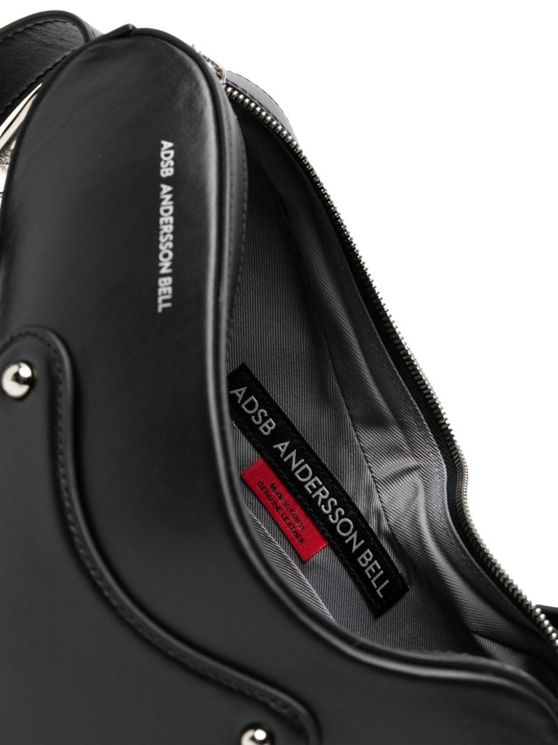 Guitar leather shoulder bag 5