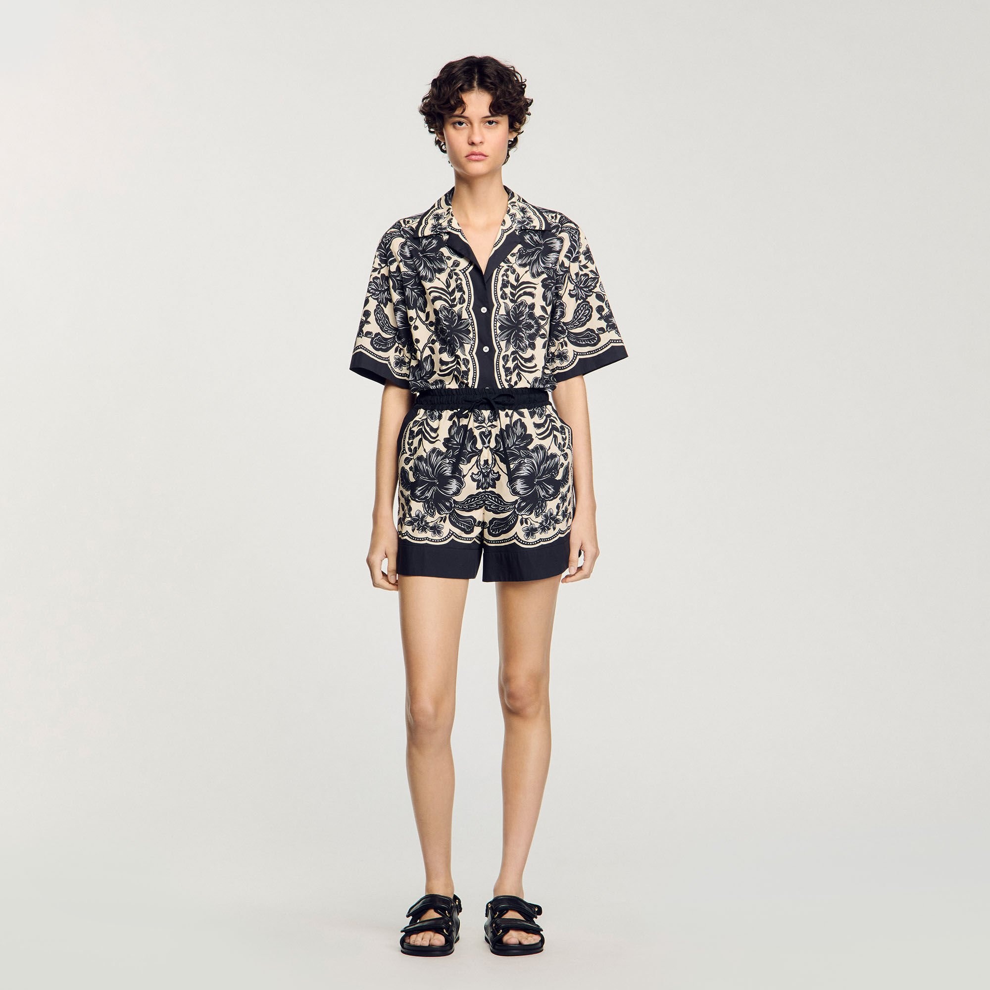 FLORAL PRINT SHORTS - 2
