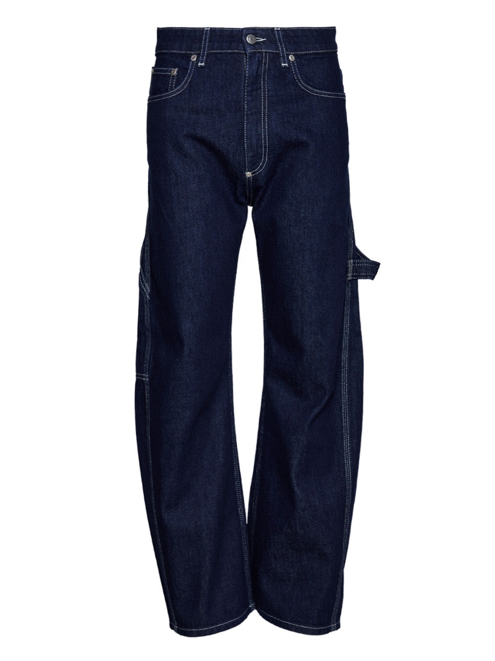 デニム・ジーパン Stella Mccartney Loose Fit Jeans Stella McCartney Two Tonal Paneled Wide Leg Jeans - Bergdorf