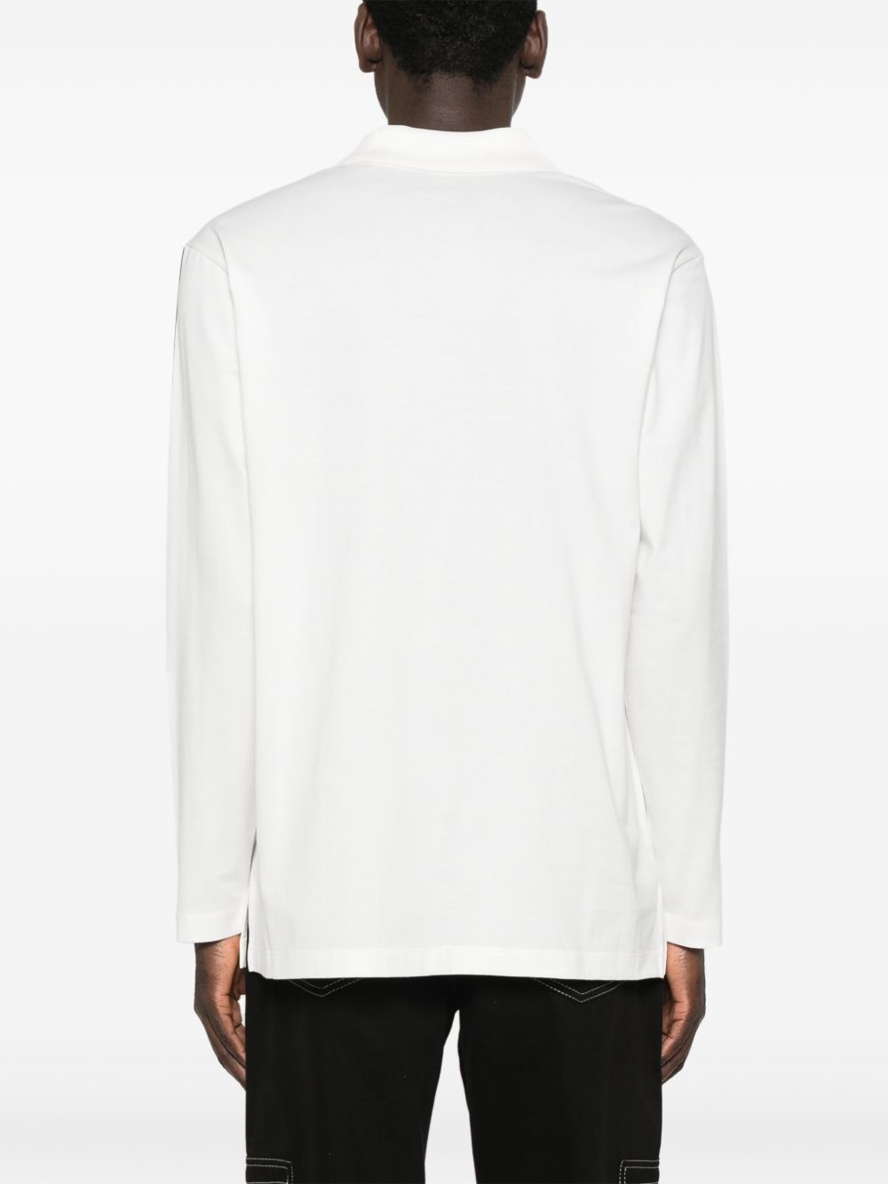 x adidas logo-print polo shirt - 4
