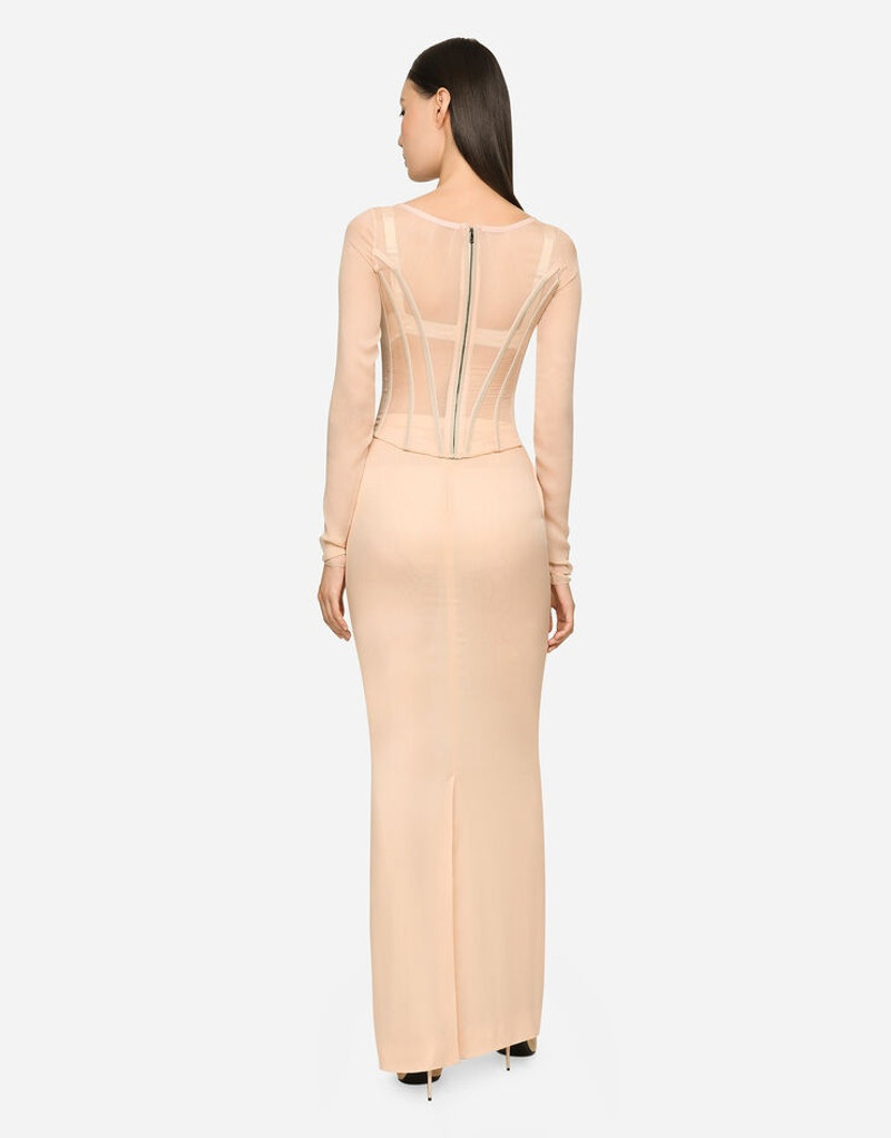 Georgette top with corset detailing 3
