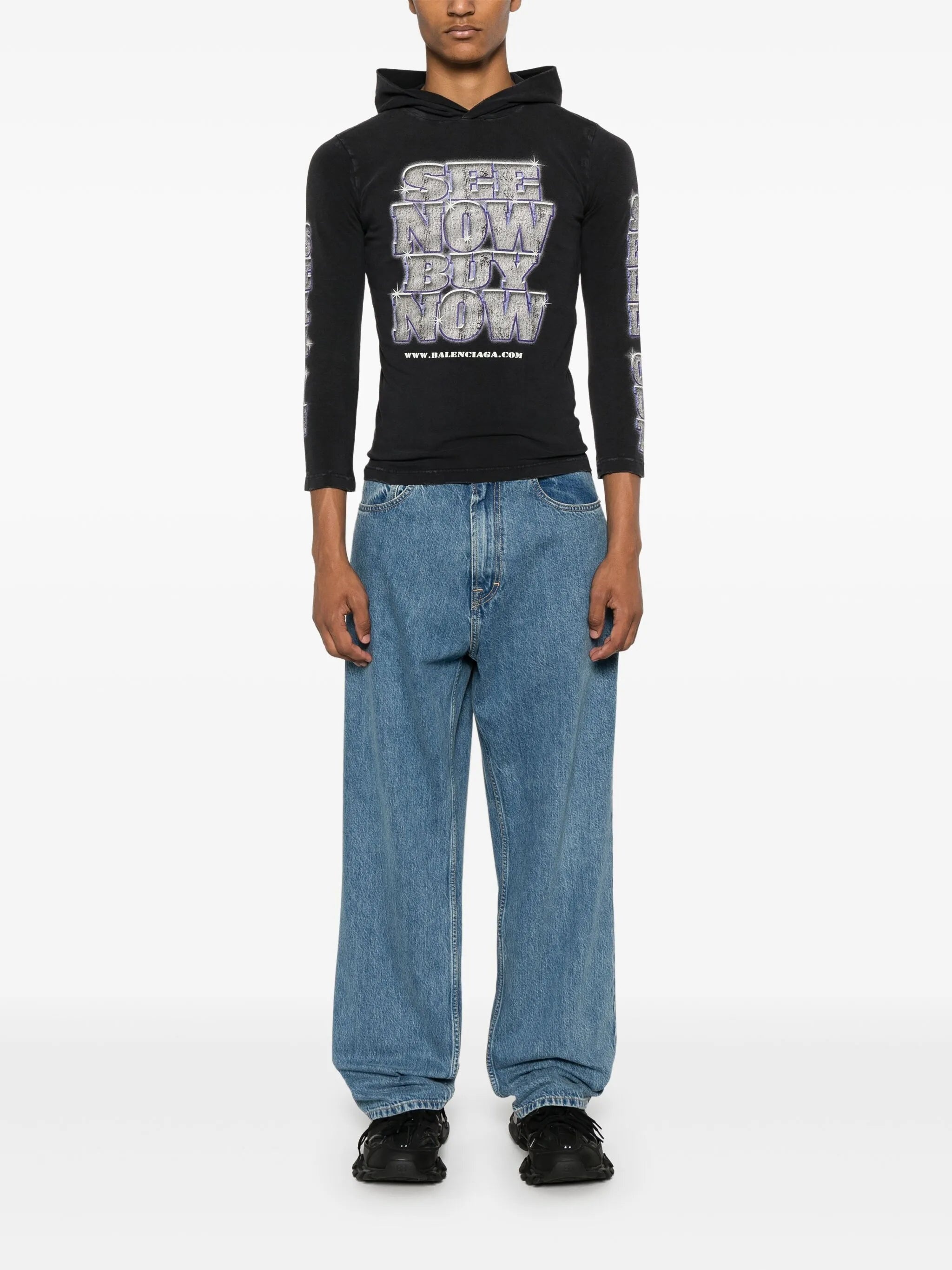 SNBN Hooded Long-sleeve T-shirt - 2
