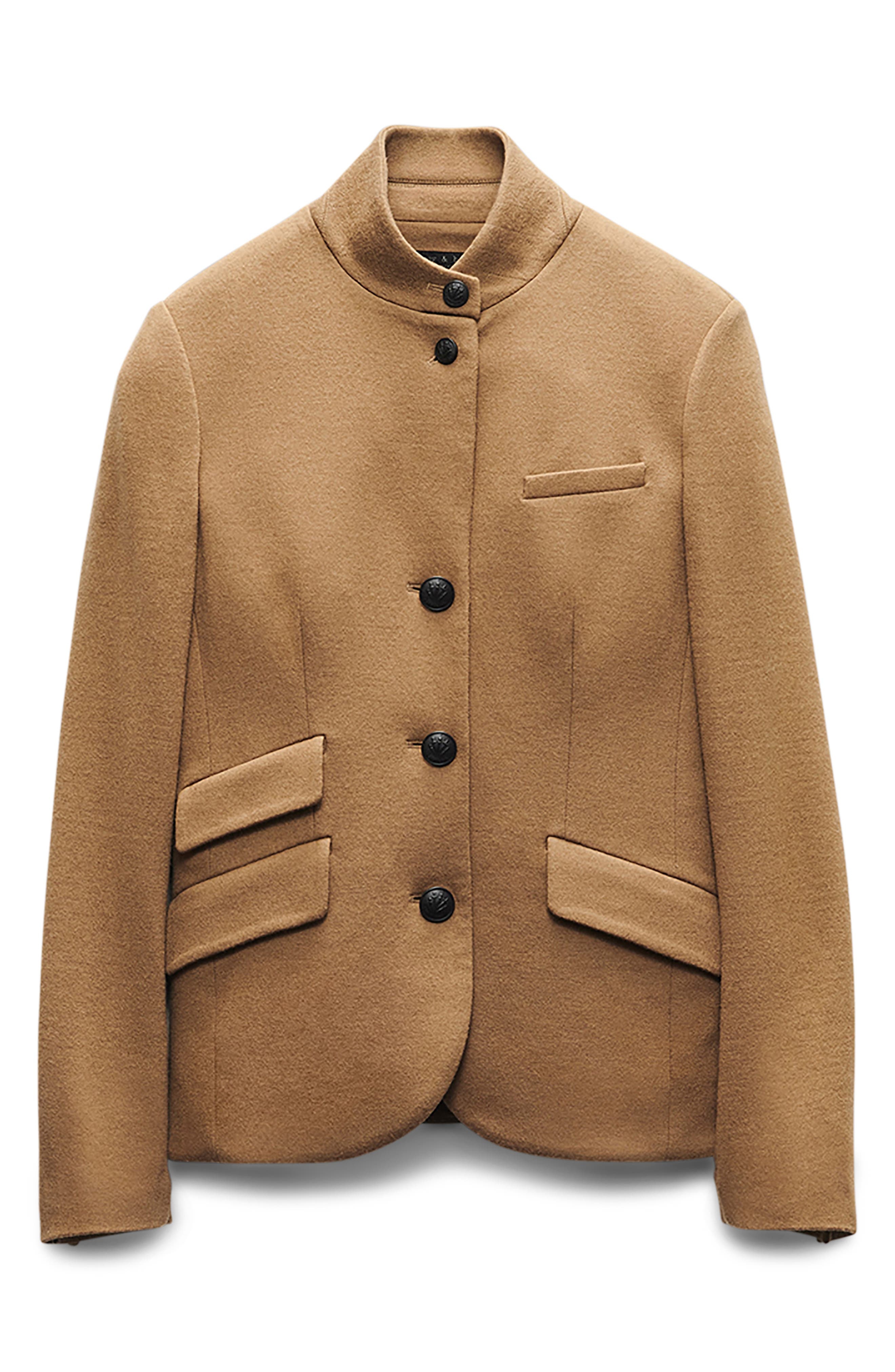 rag & bone Slade Wool Blazer in Camel at Nordstrom - 5