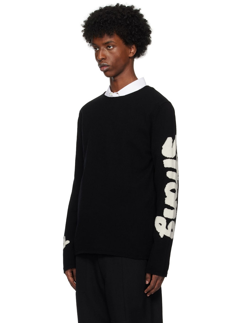 Comme des Garçons SHIRT Black 'Strong Will' Sweater outlook