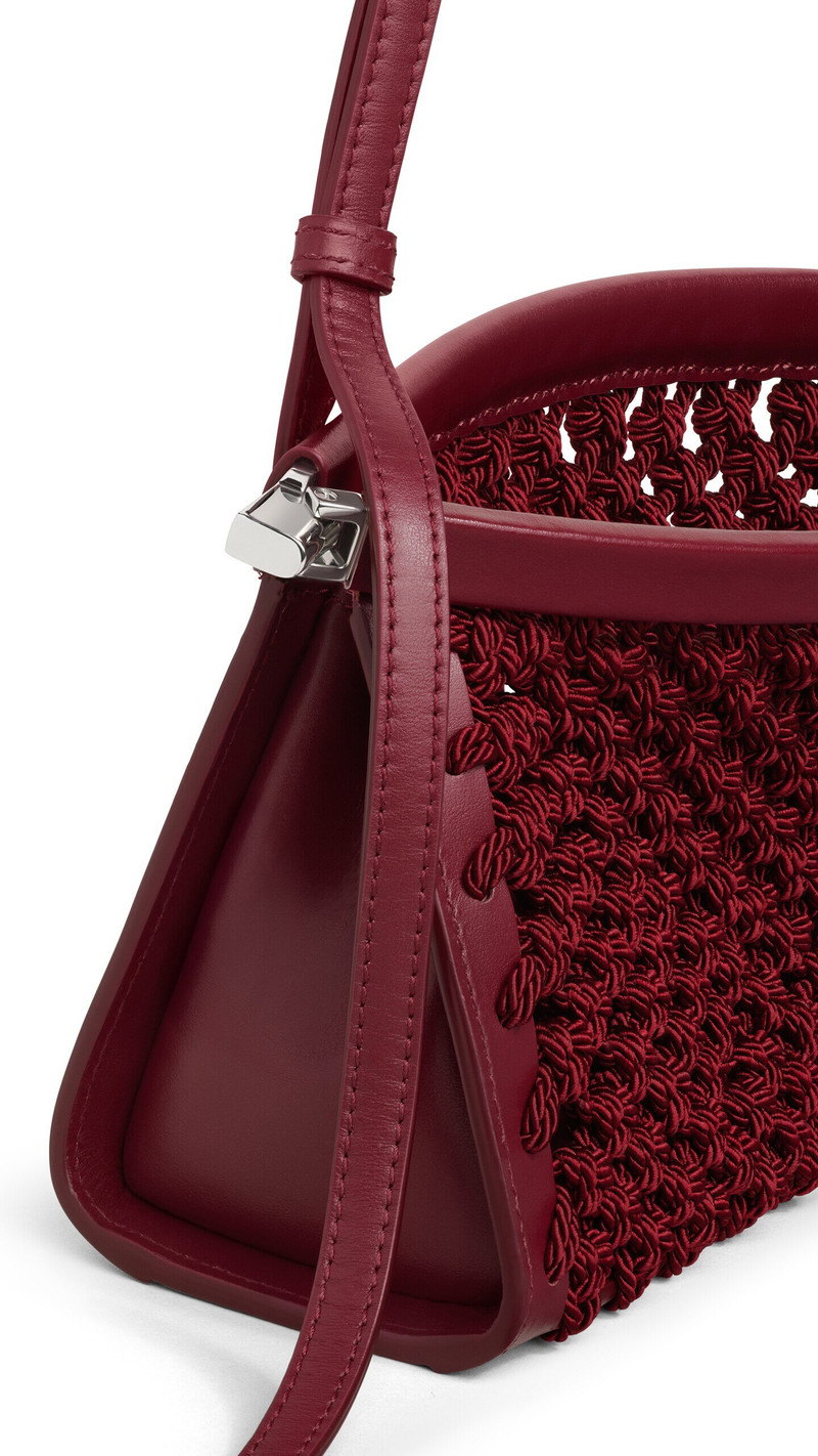 LE CLICK EAST WEST SMALL BAG IN SATIN CORD 3