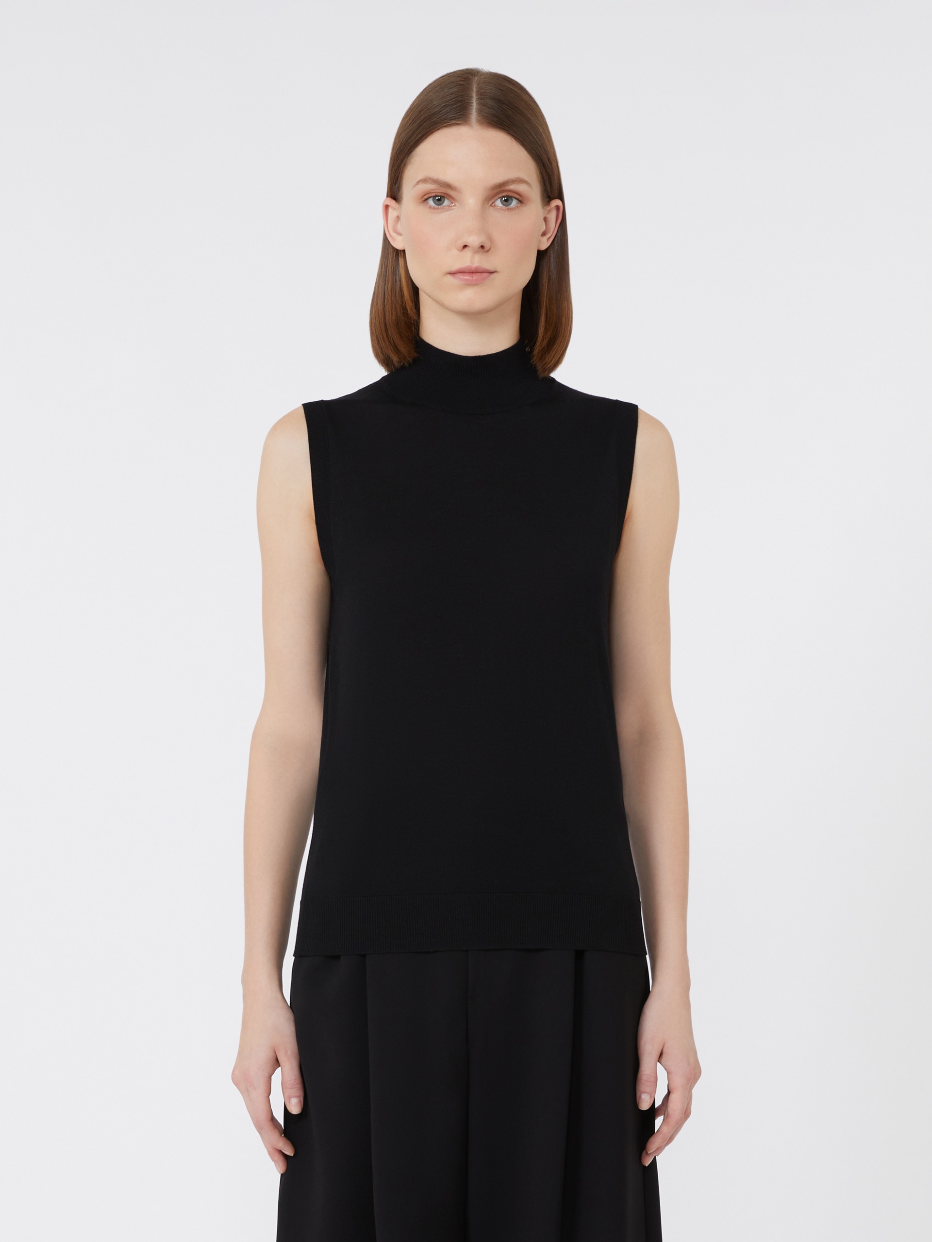 SLALOM Wool yarn gilet - 3