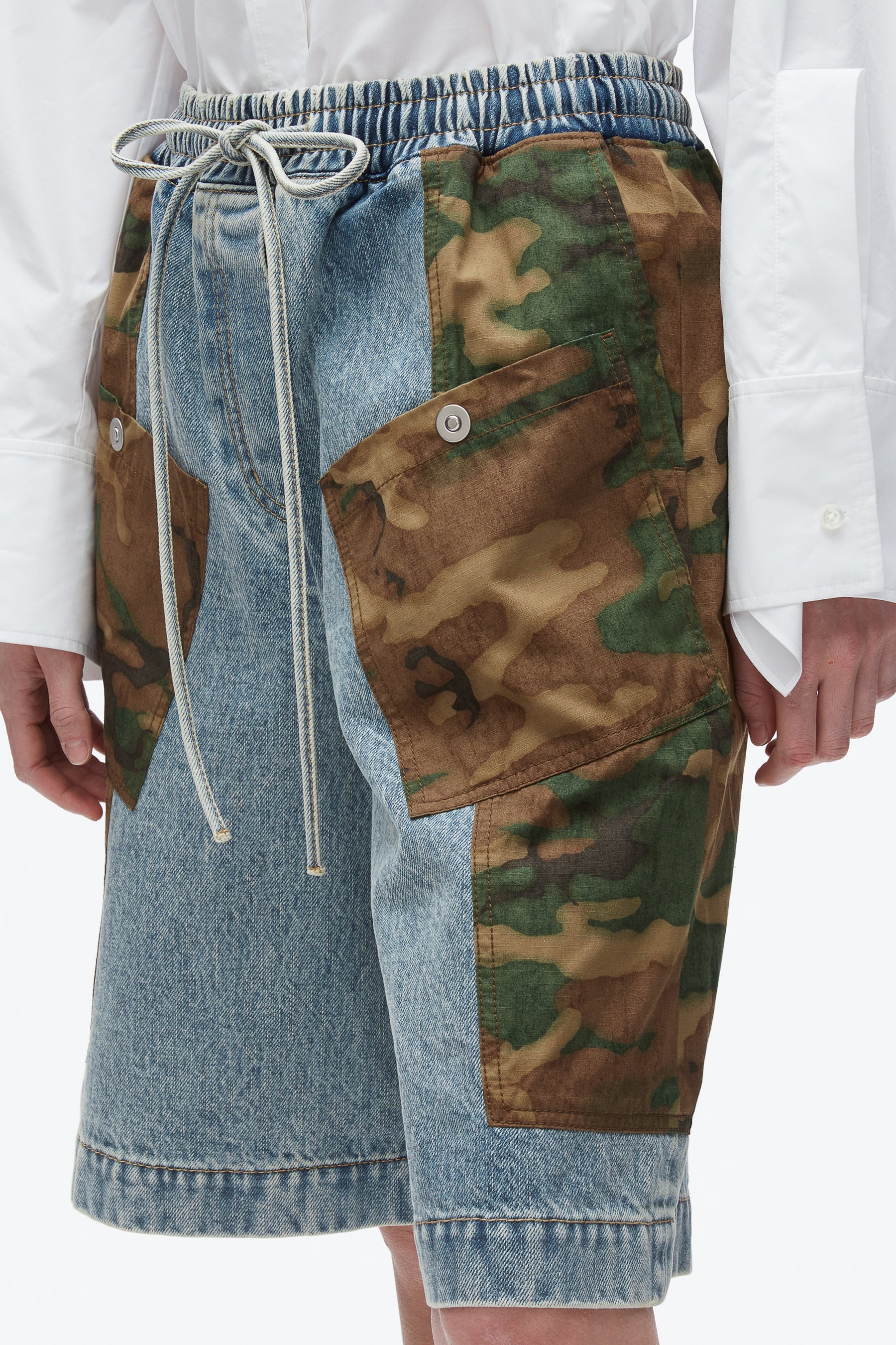 Patchwork Camo Basketball Short - 6